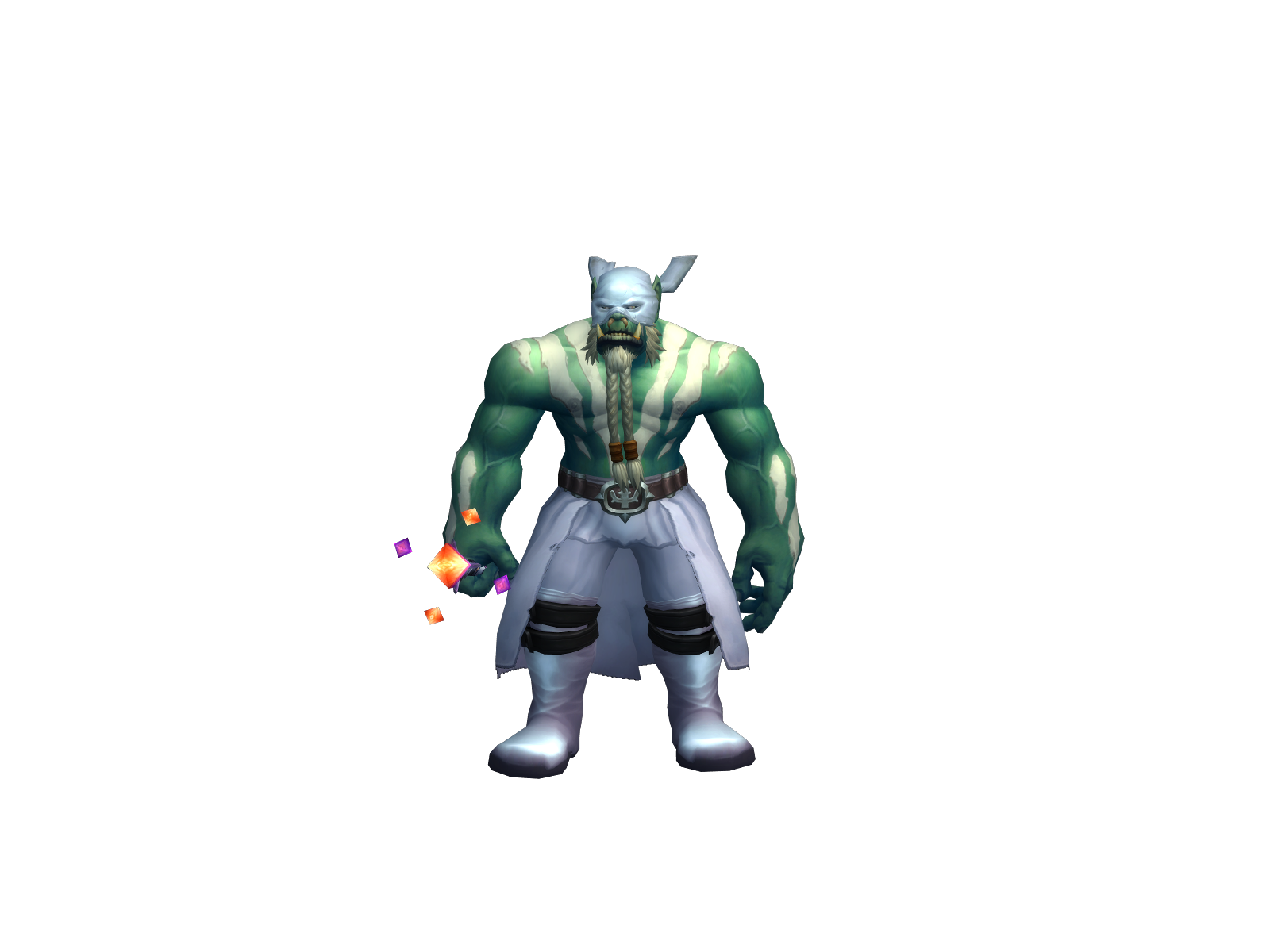 Salmotrutta 3D character render