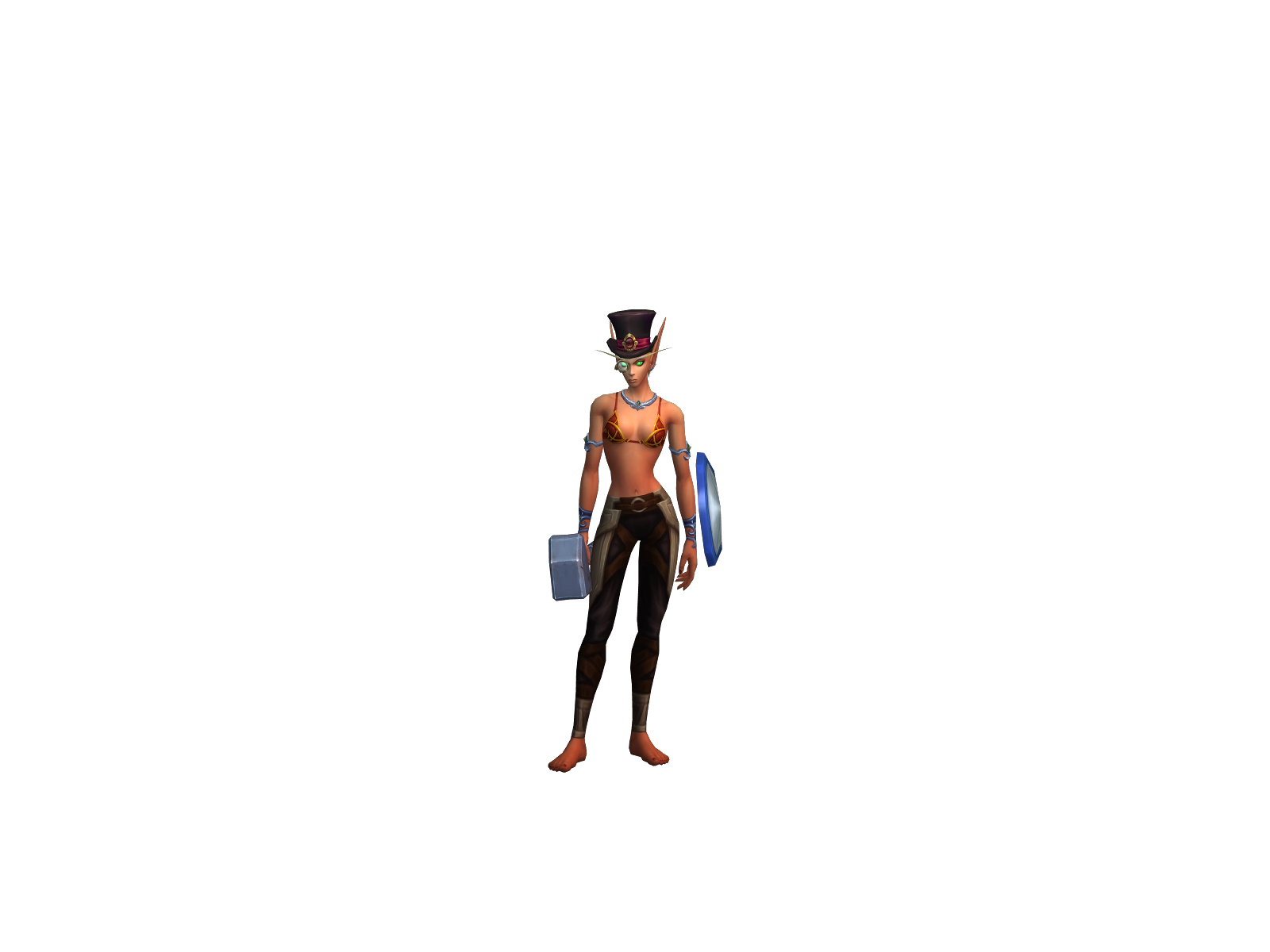 Plzdontkick 3D character render