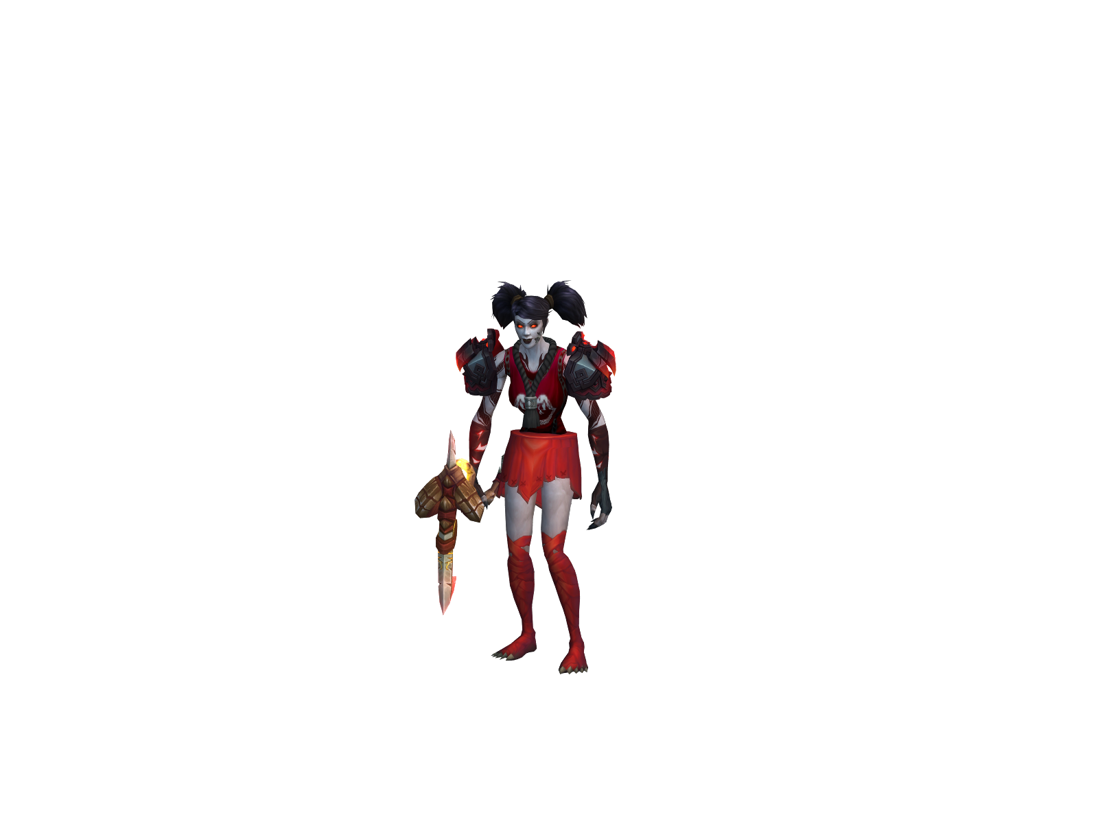 Despoinae 3D character render
