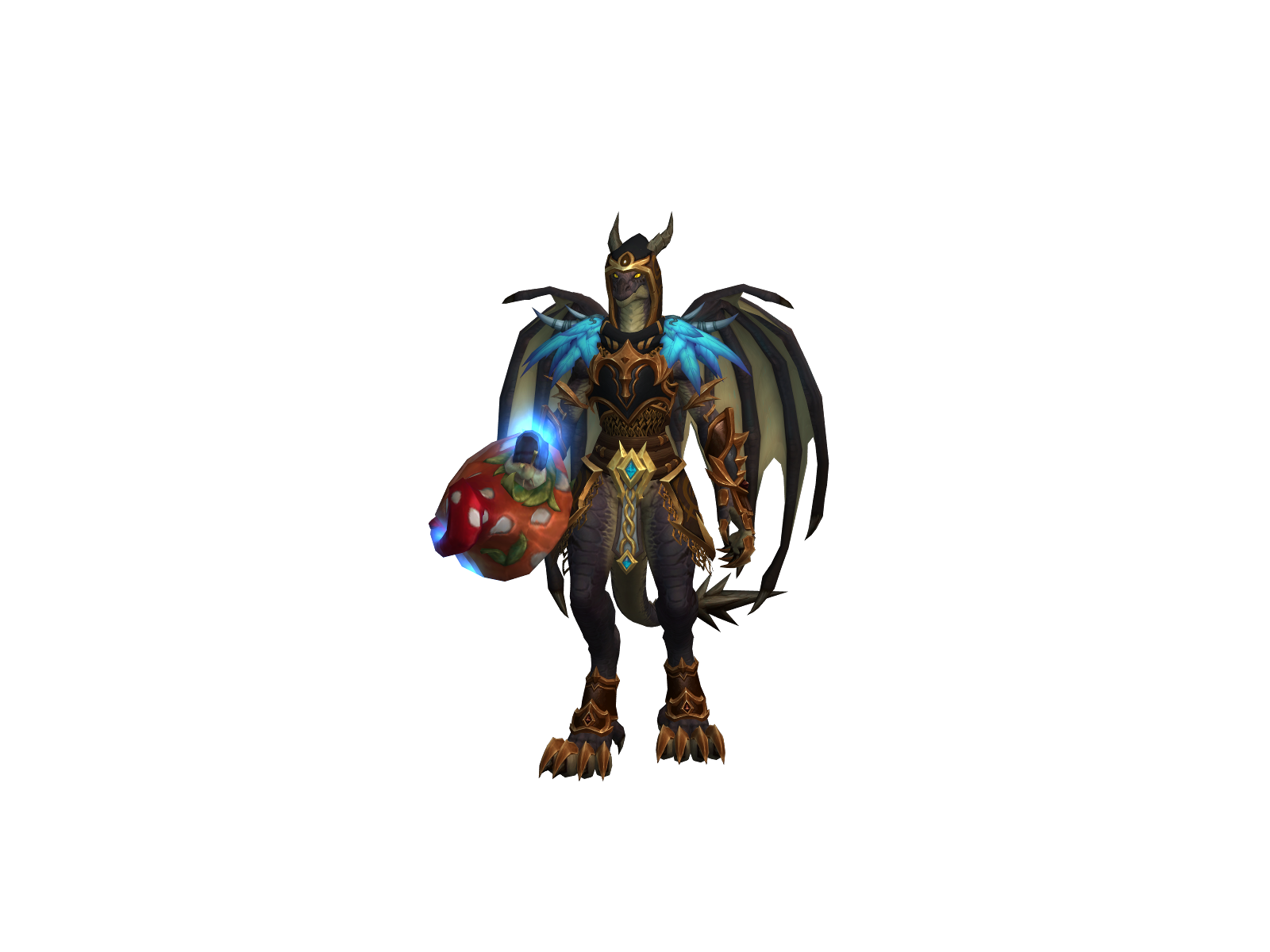 Guacthyr 3D character render