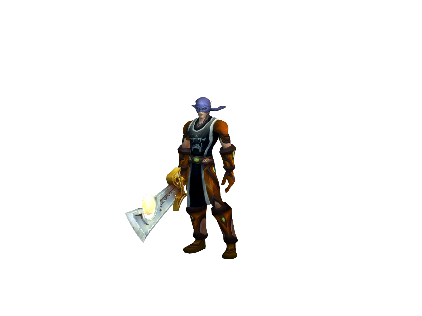 Arigopally 3D character render