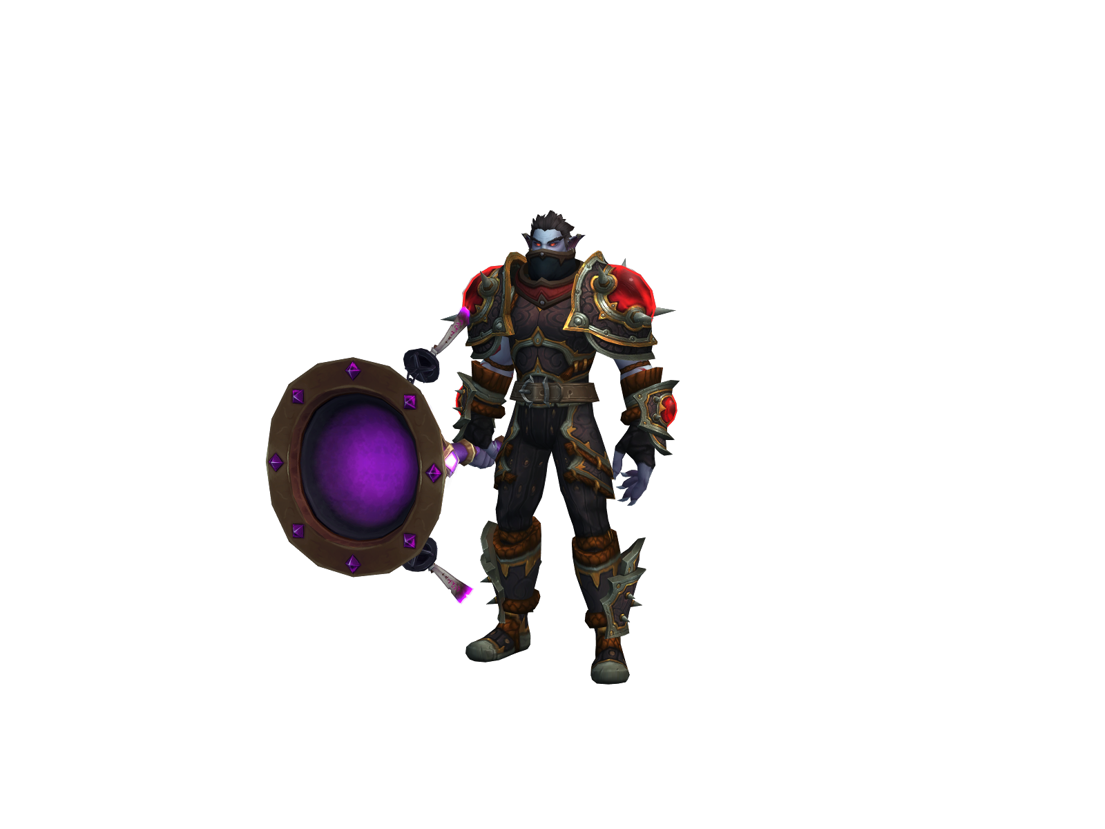 Makready 3D character render