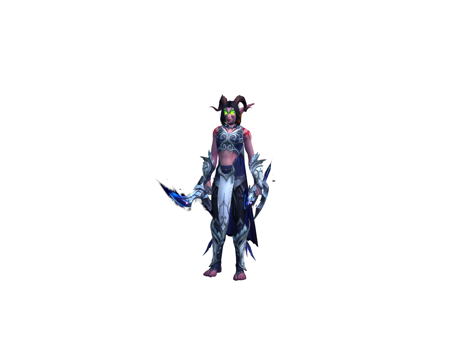 Mericka 3D character render