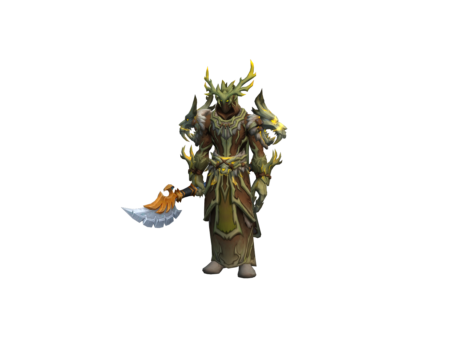 Oakenshade 3D character render