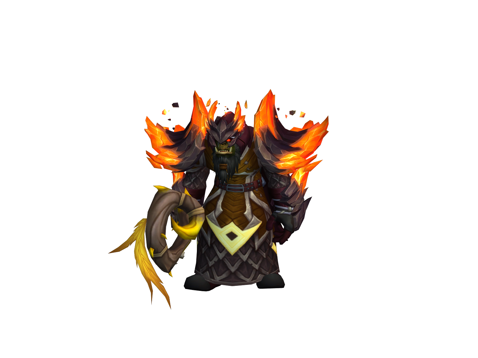 Courroucé 3D character render