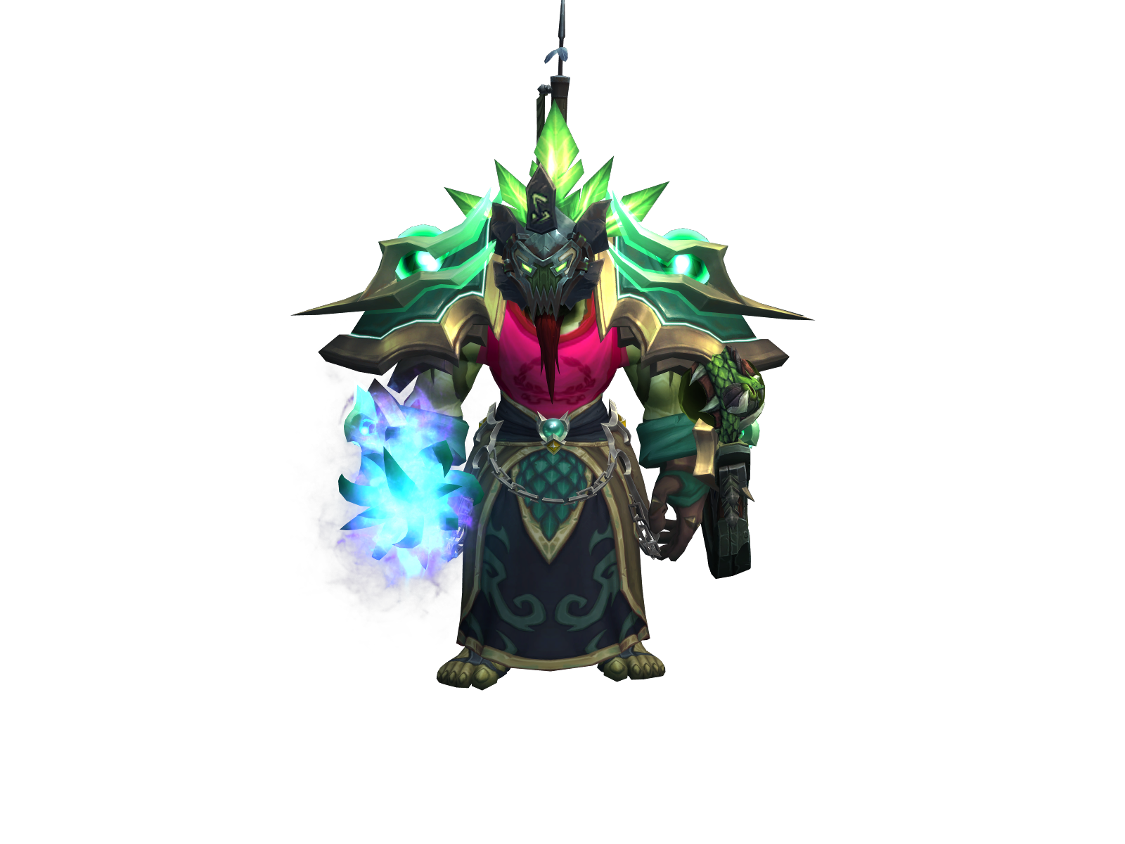 Svärog 3D character render