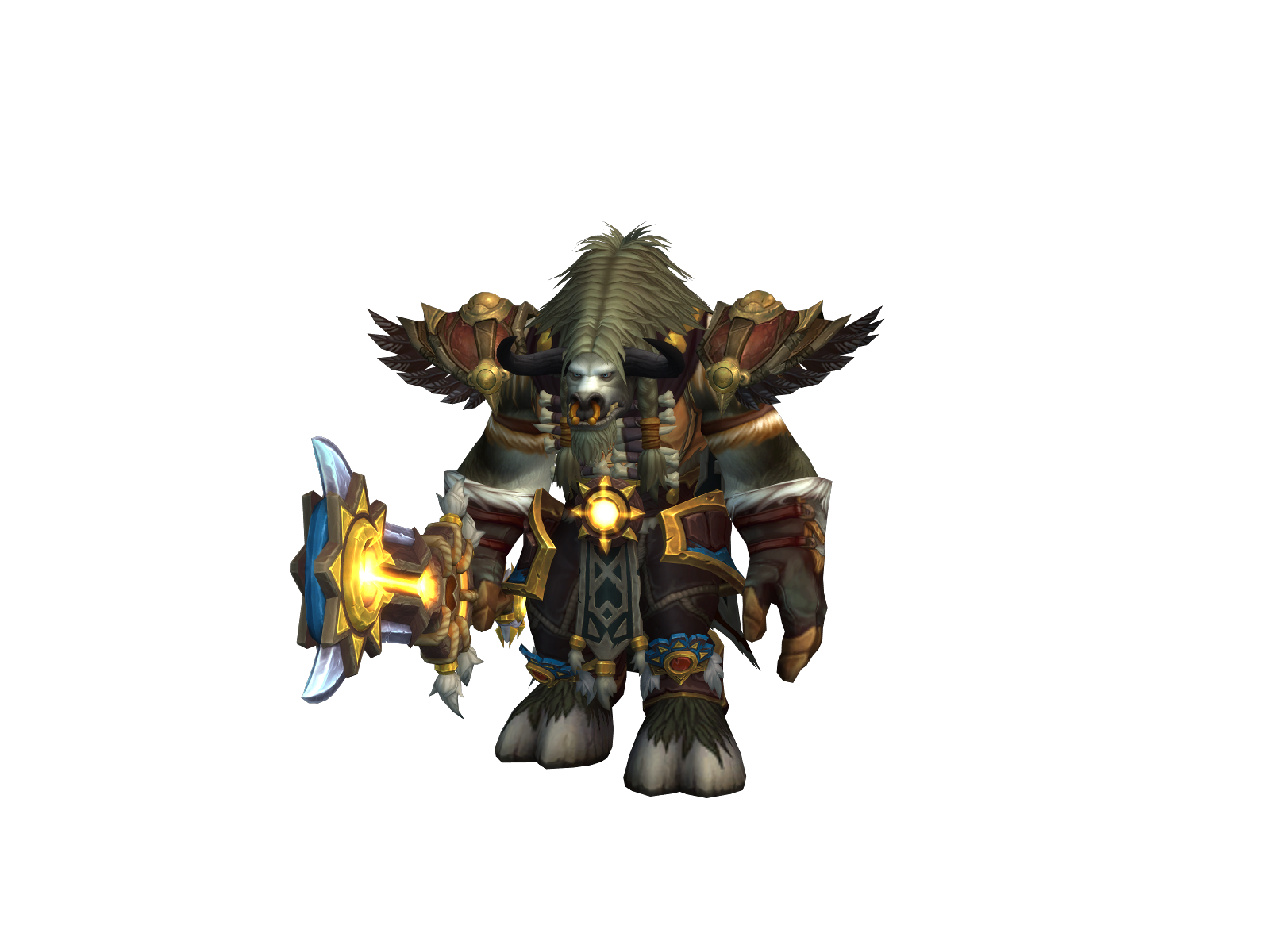 Dawnhide 3D character render
