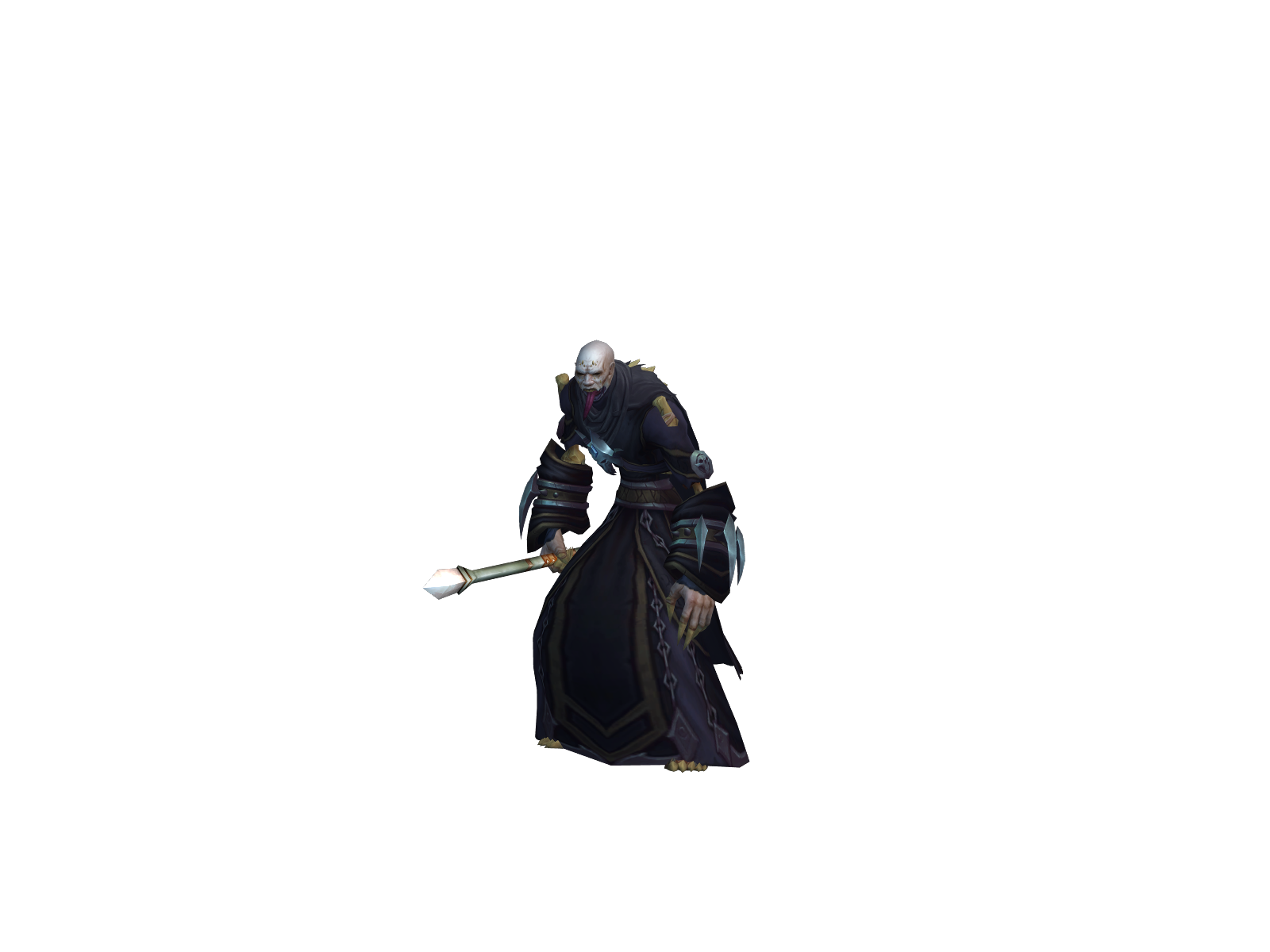 Spellfailed 3D character render