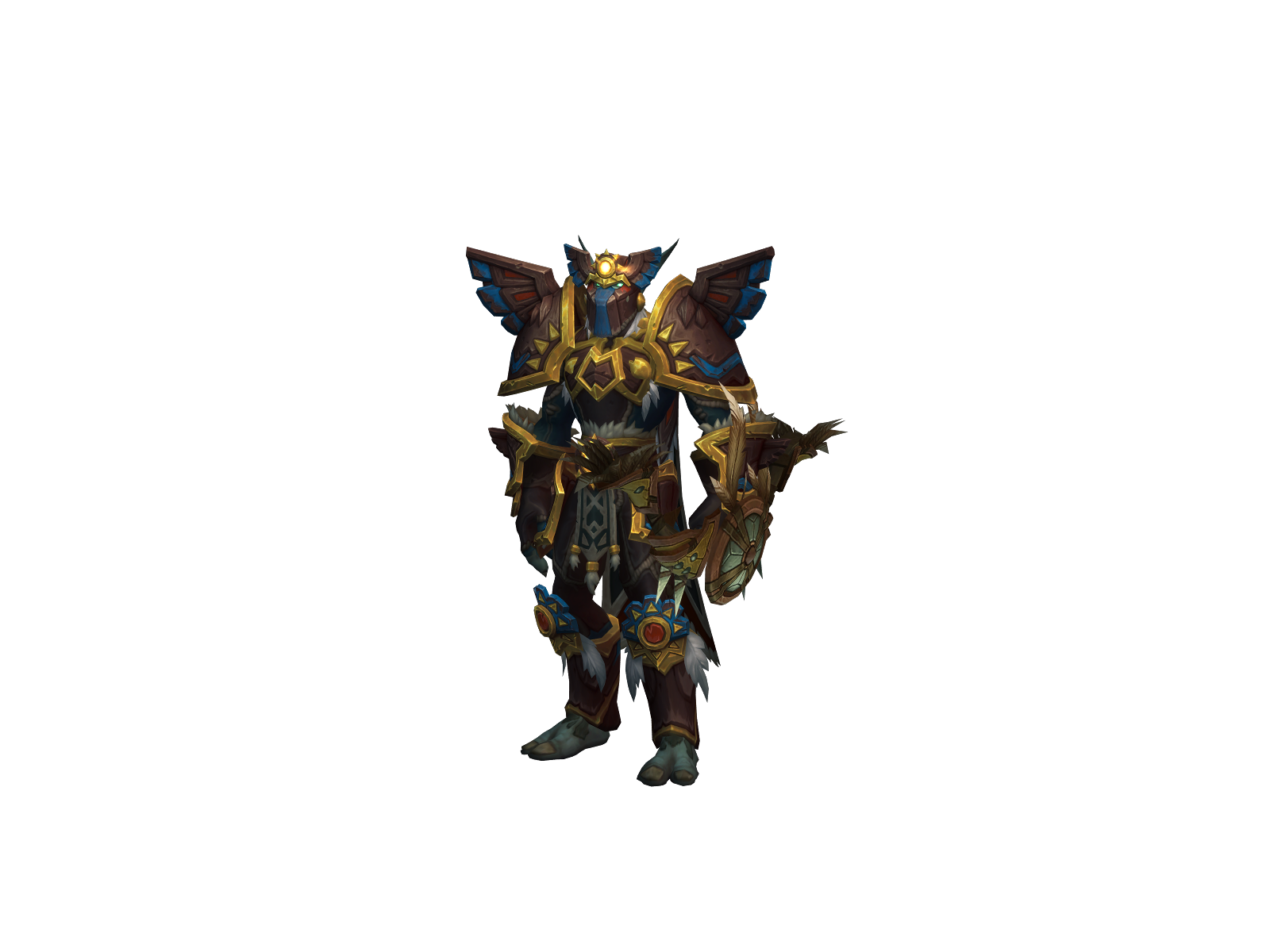Mortarc 3D character render