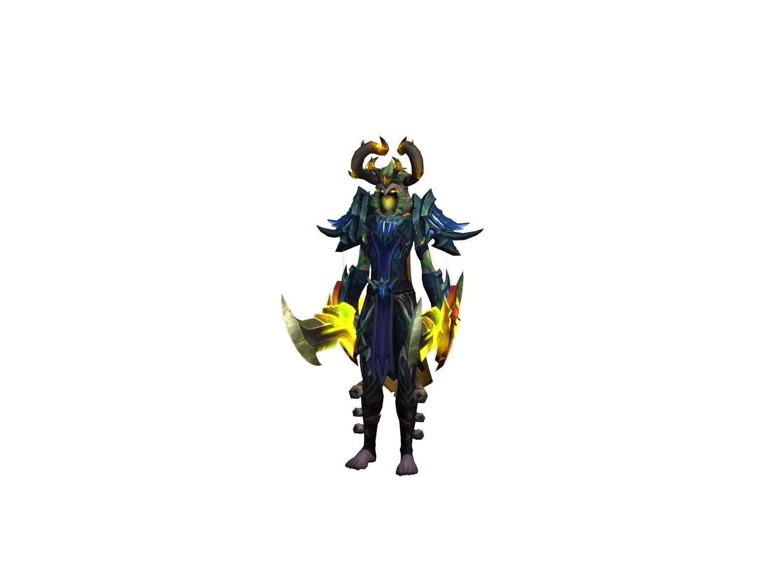 Kraos 3D character render