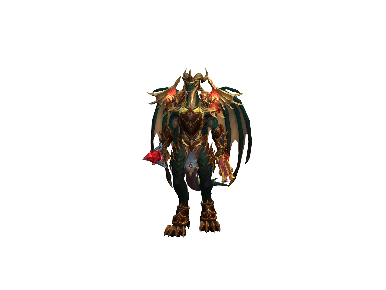 Trenetale 3D character render