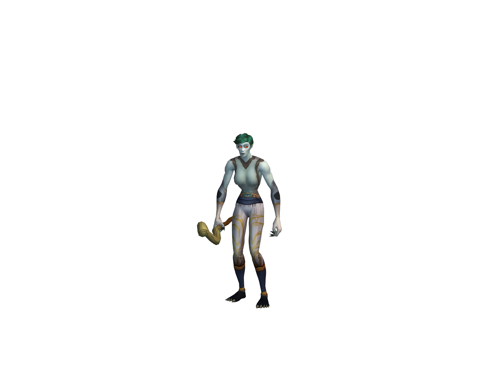 Cleaveface 3D character render