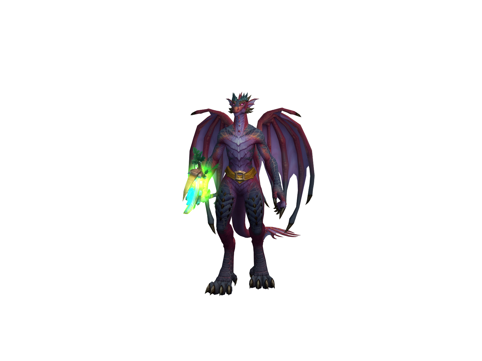 Whae 3D character render