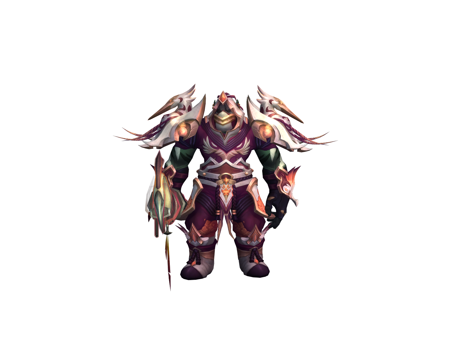 Zaction 3D character render