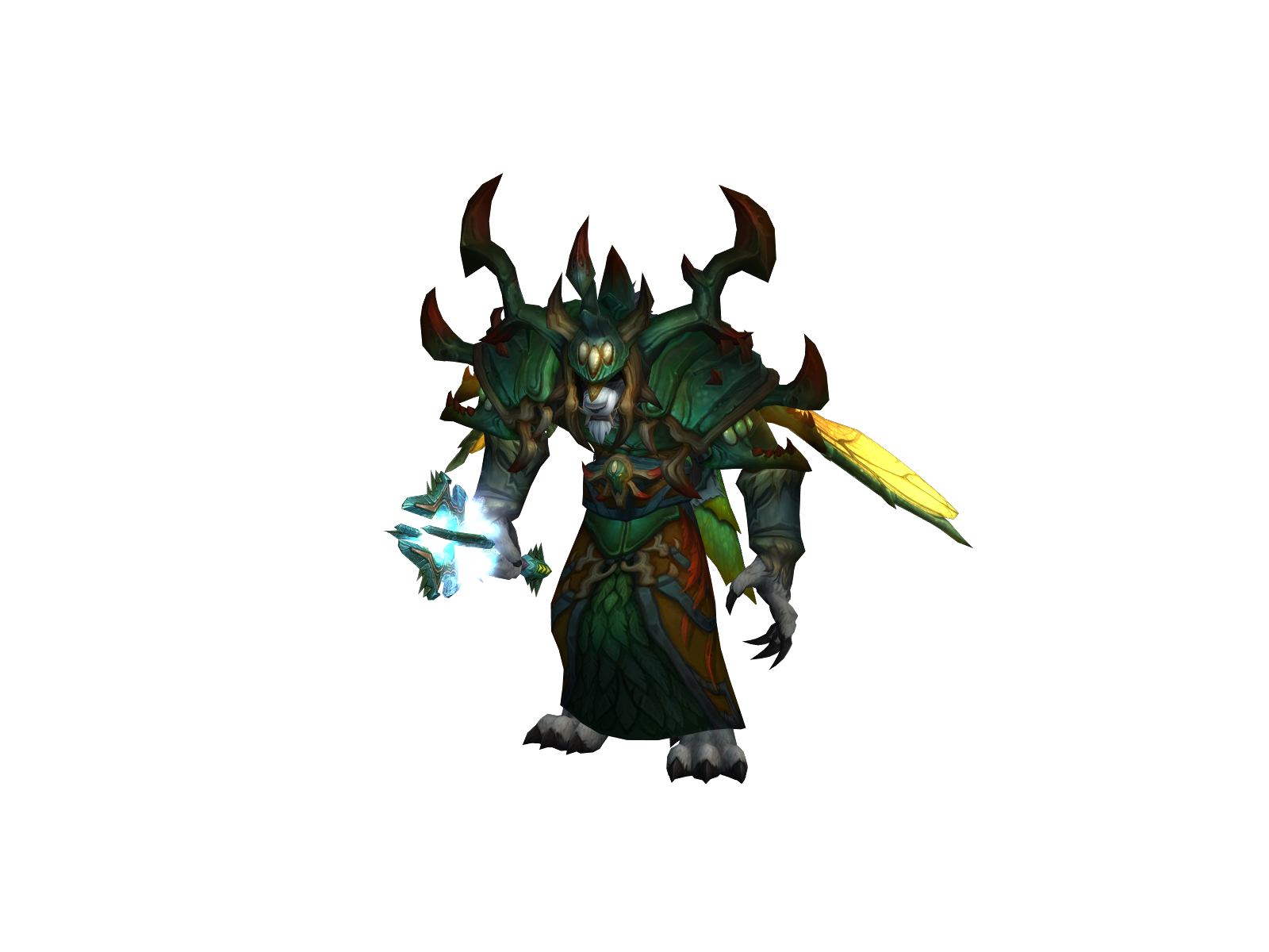 Silbernerino 3D character render