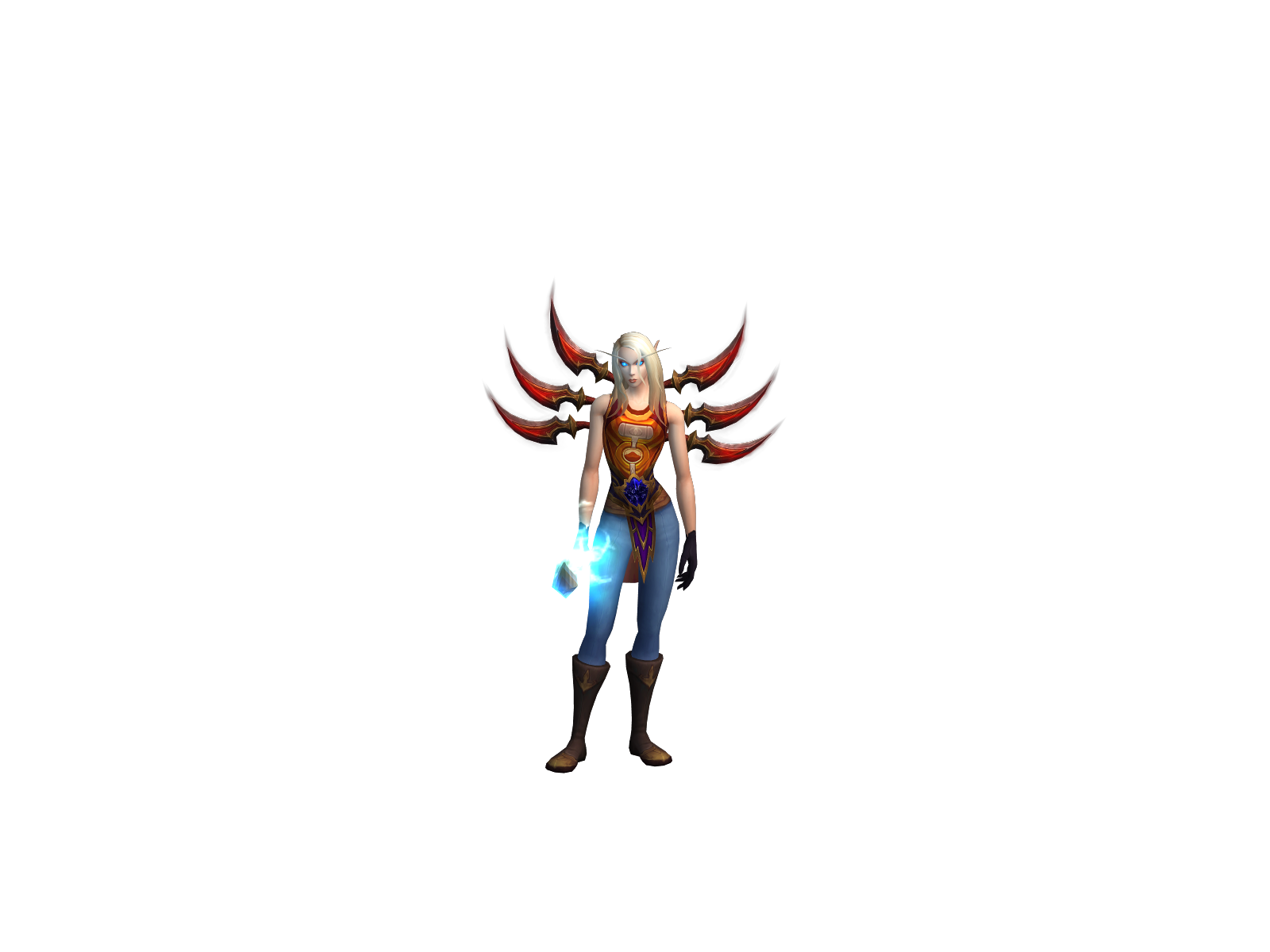 Aztec 3D character render