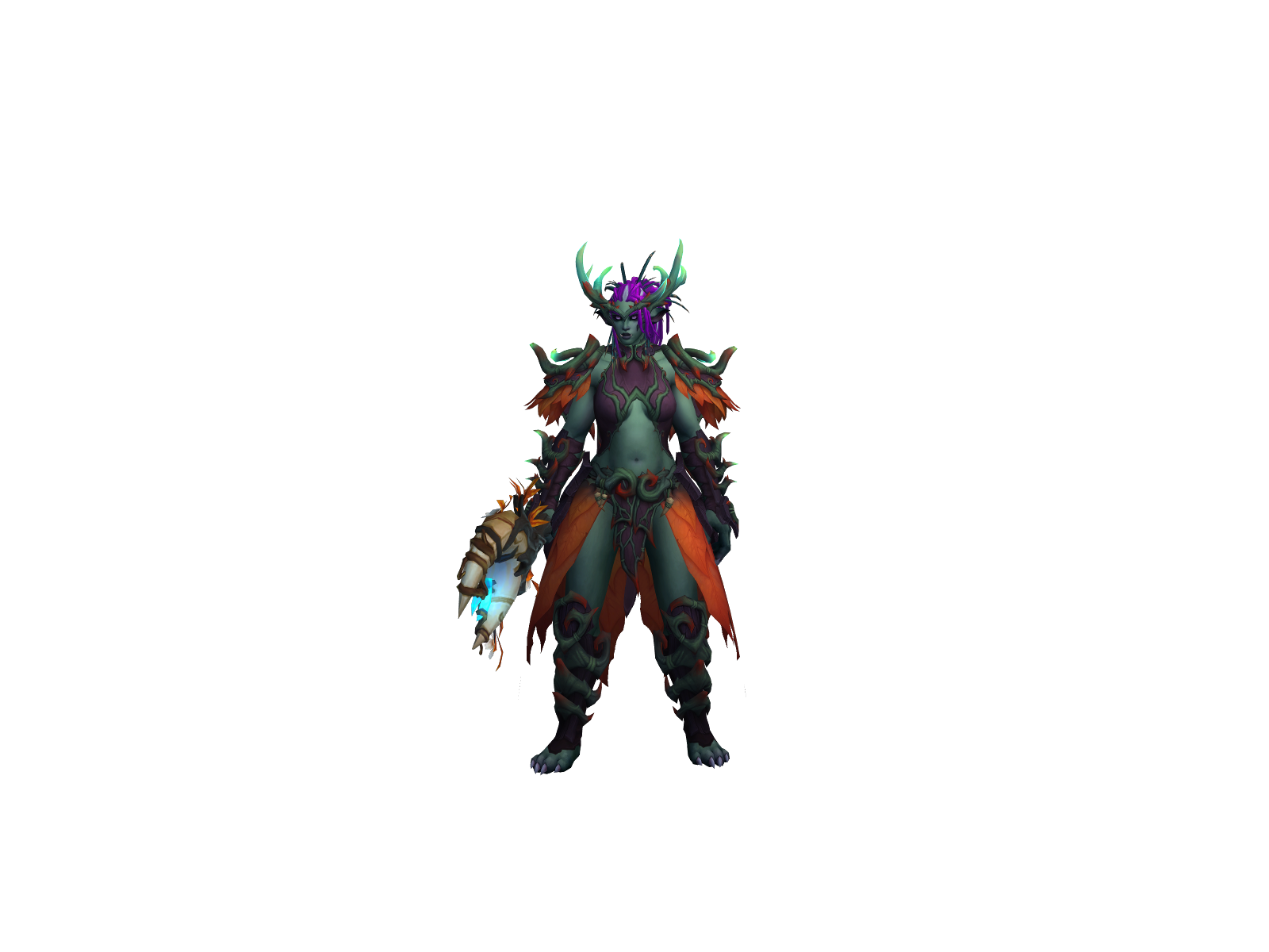 Crackchicken 3D character render