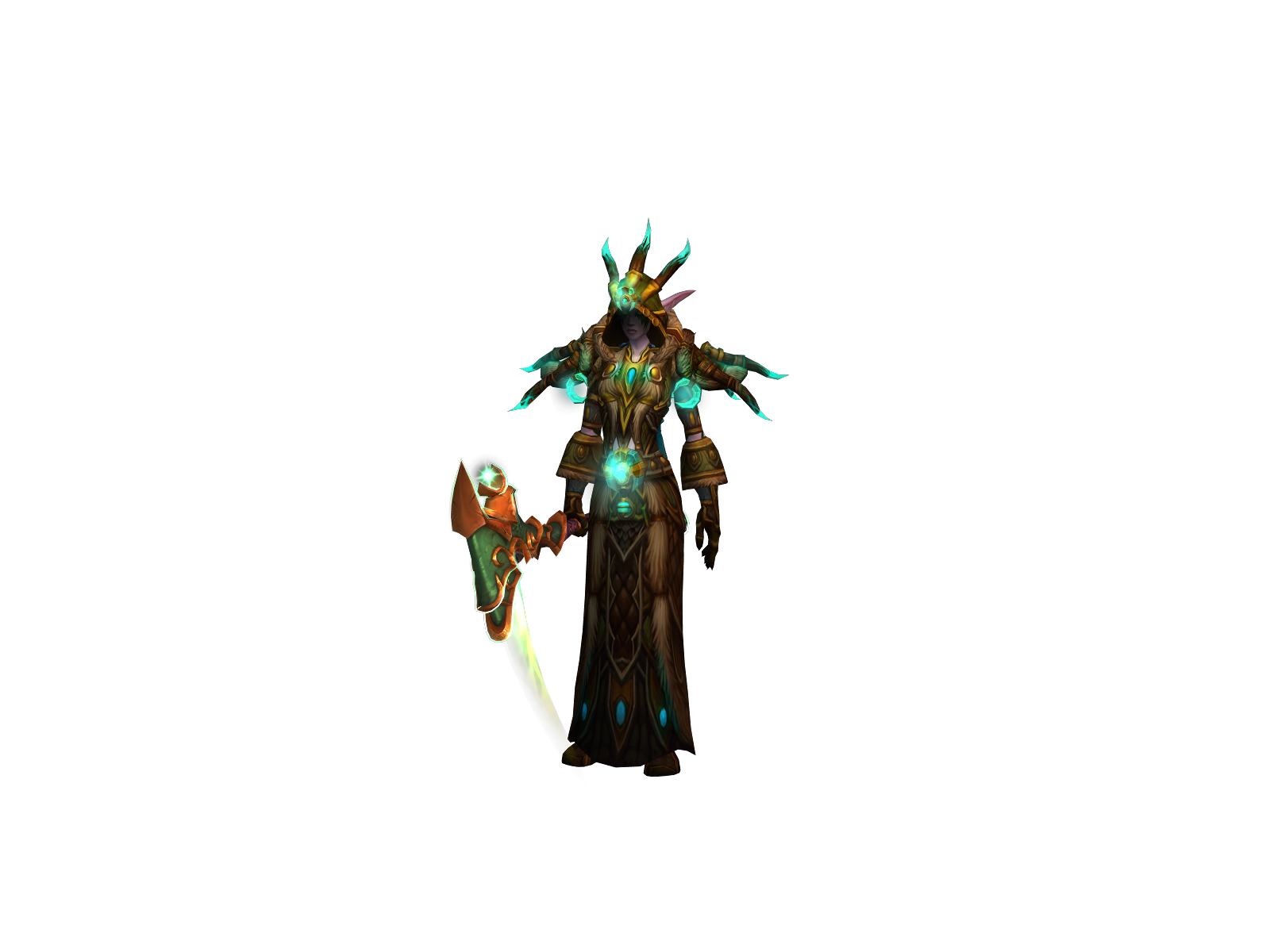 Pandoe 3D character render