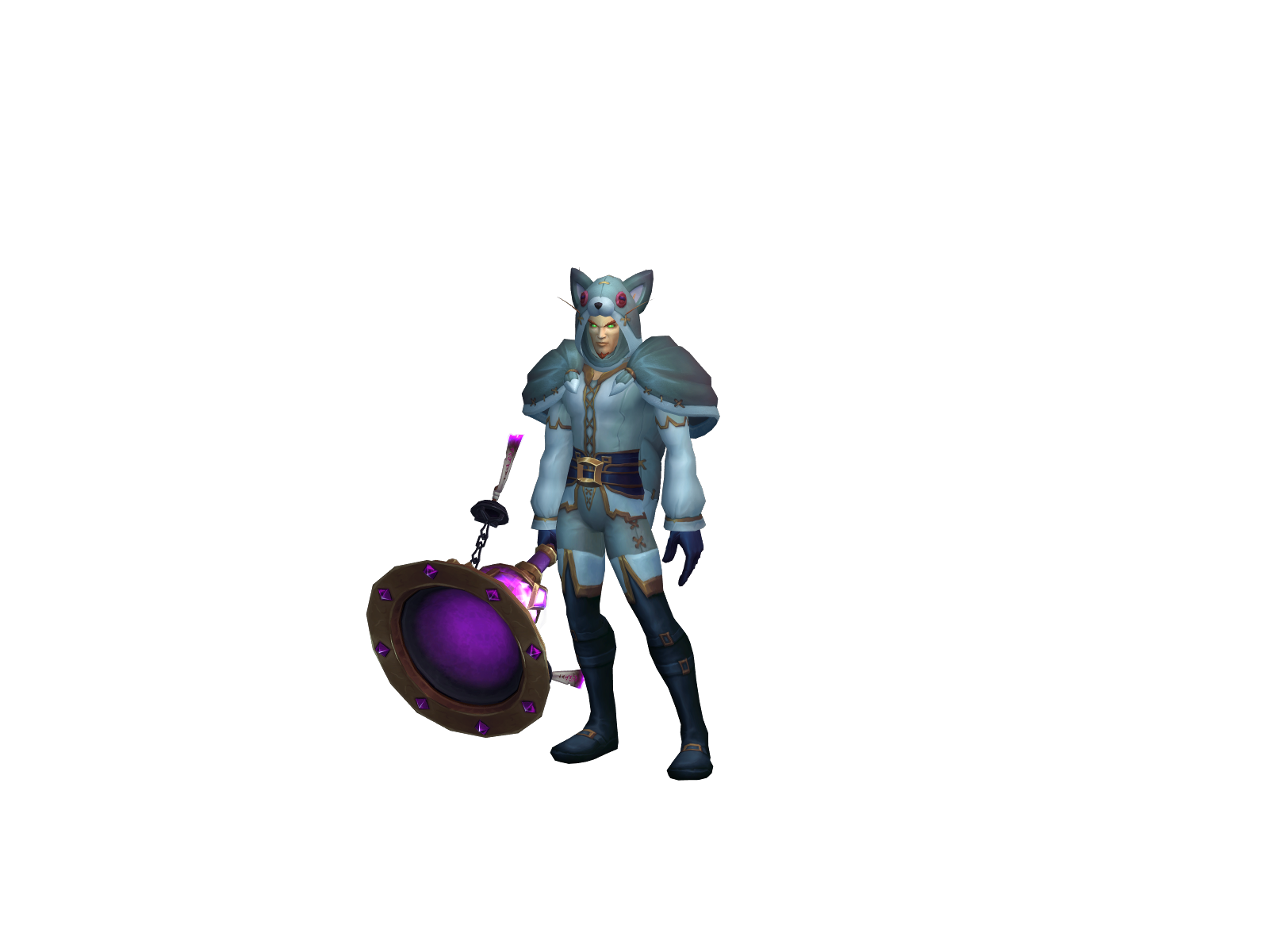 Feralmeryl 3D character render