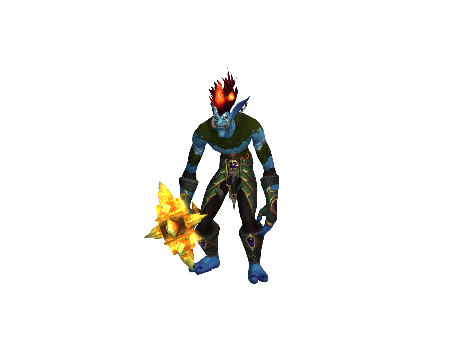 Willferal 3D character render