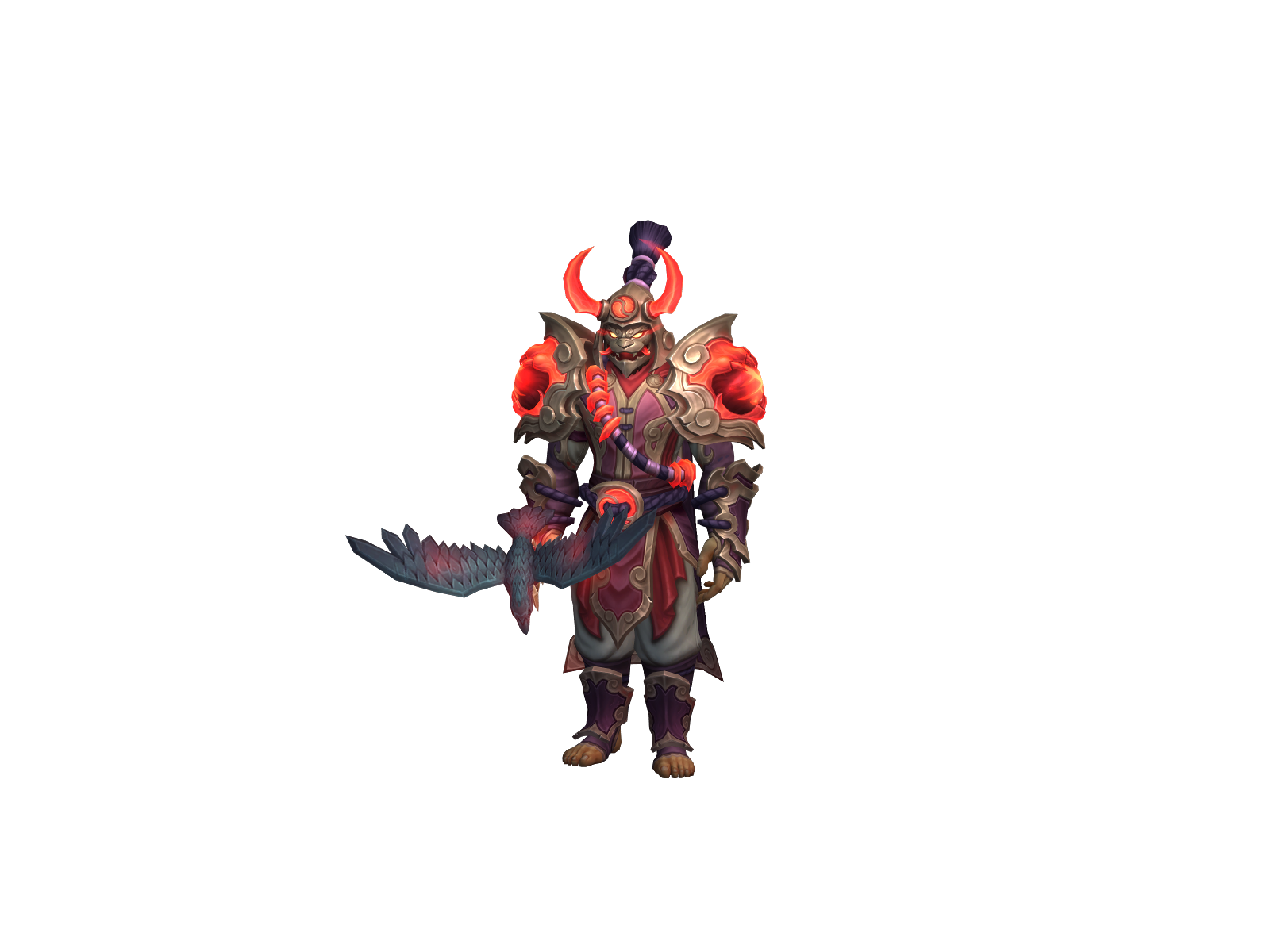 Neverworth 3D character render