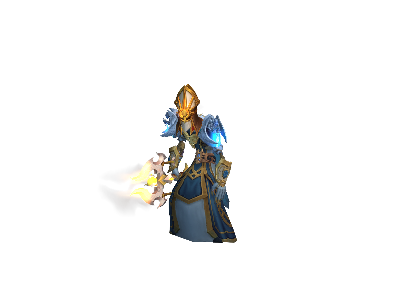 Mausoleum 3D character render