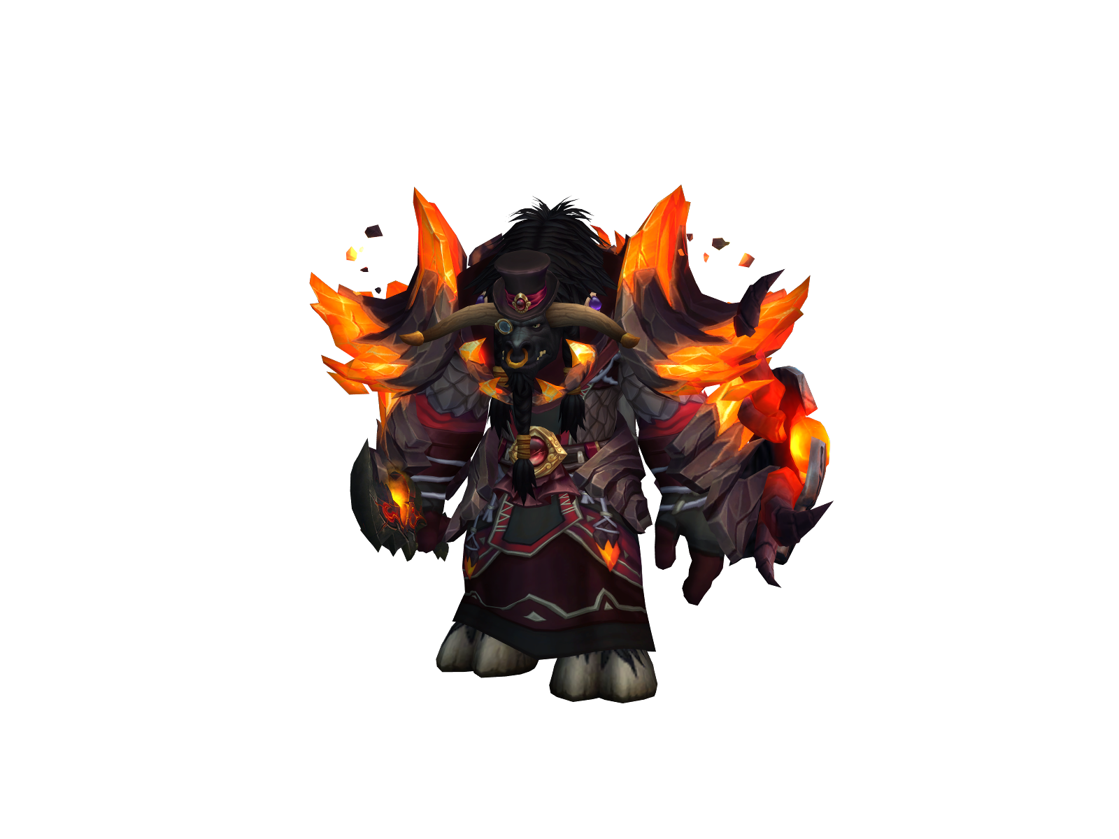 Firebull 3D character render