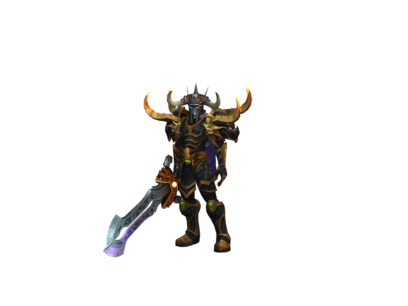 Aeruin 3D character render