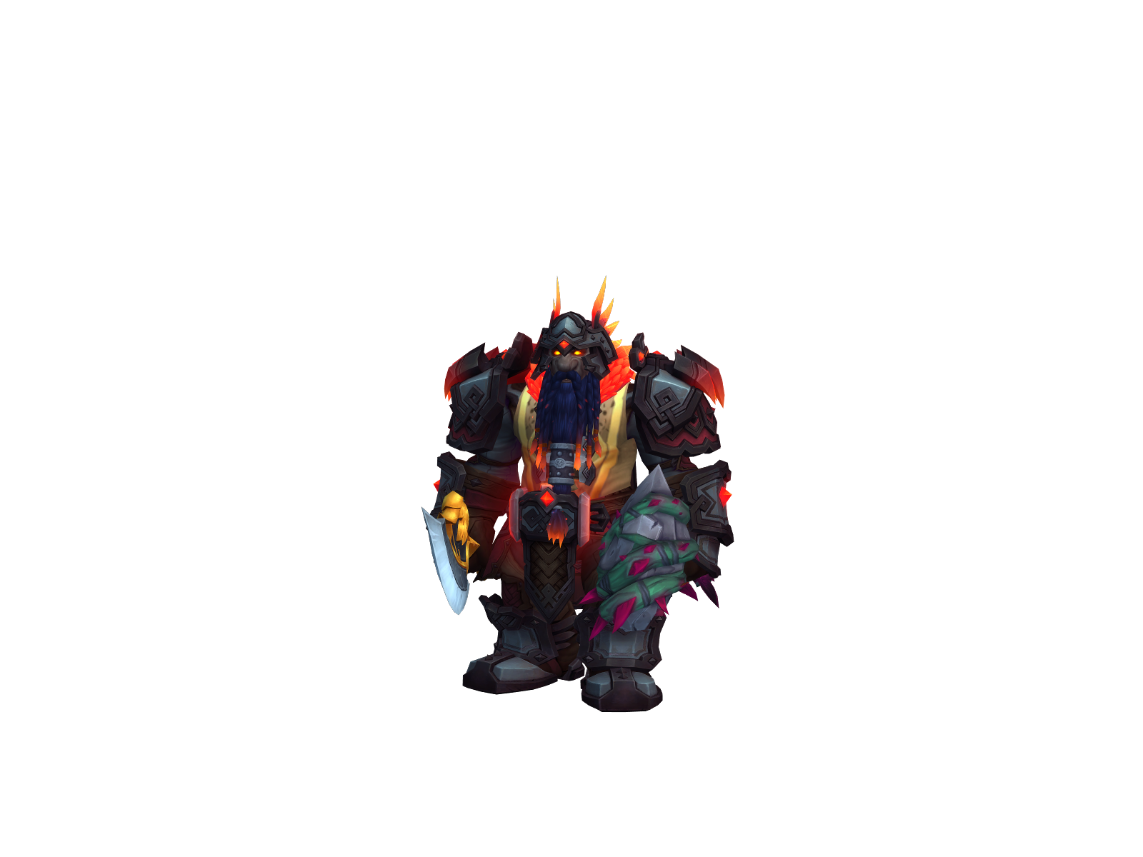 Croebh 3D character render