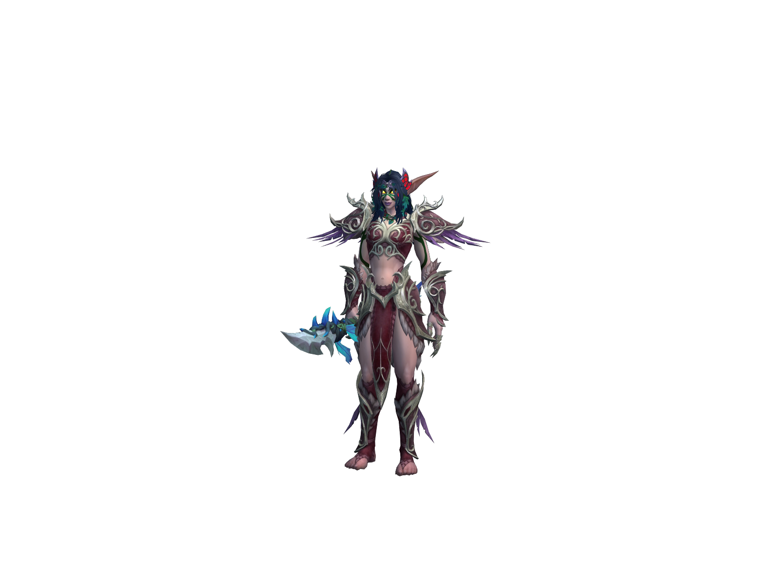 Narilia 3D character render