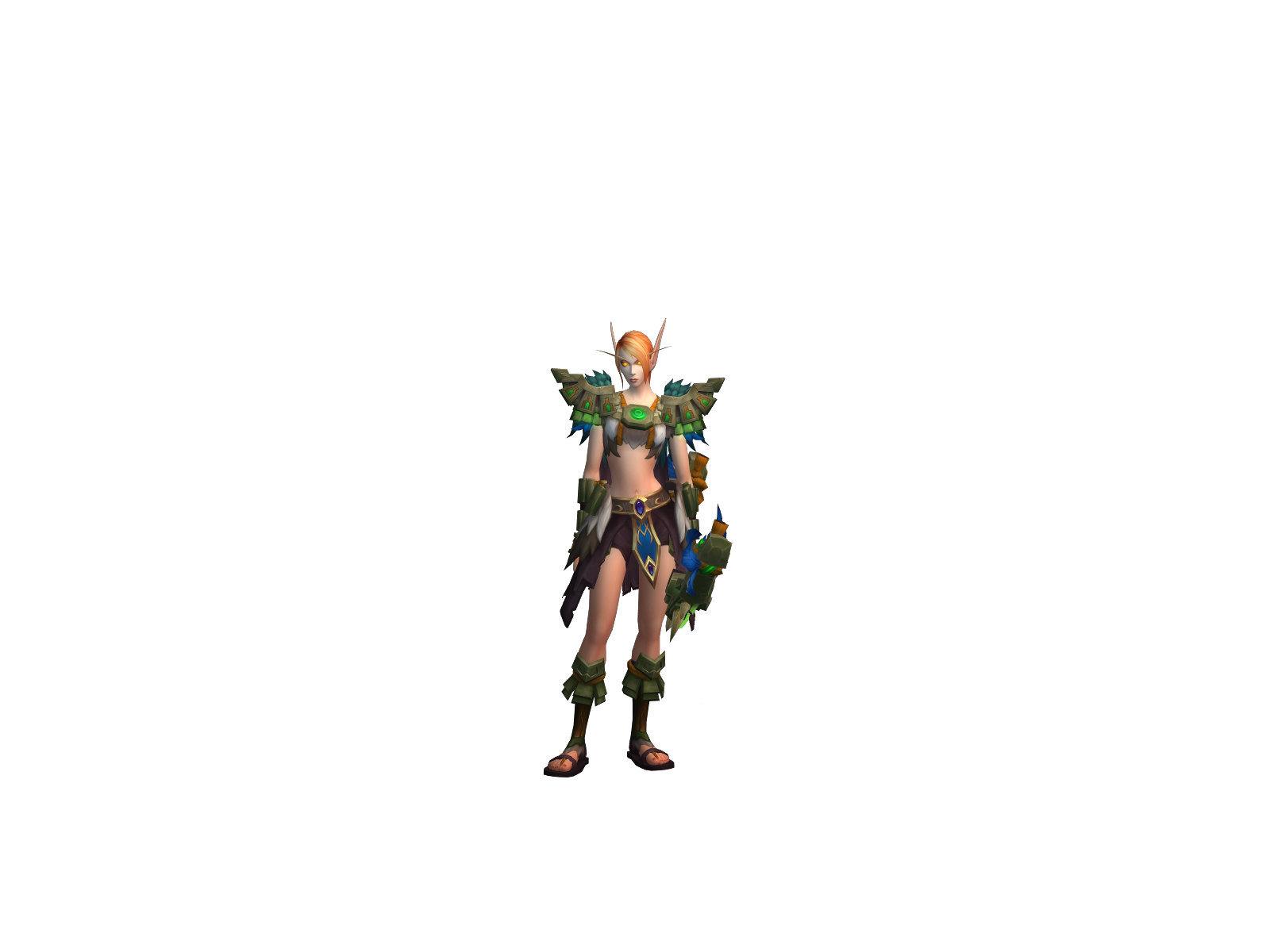 Momona 3D character render