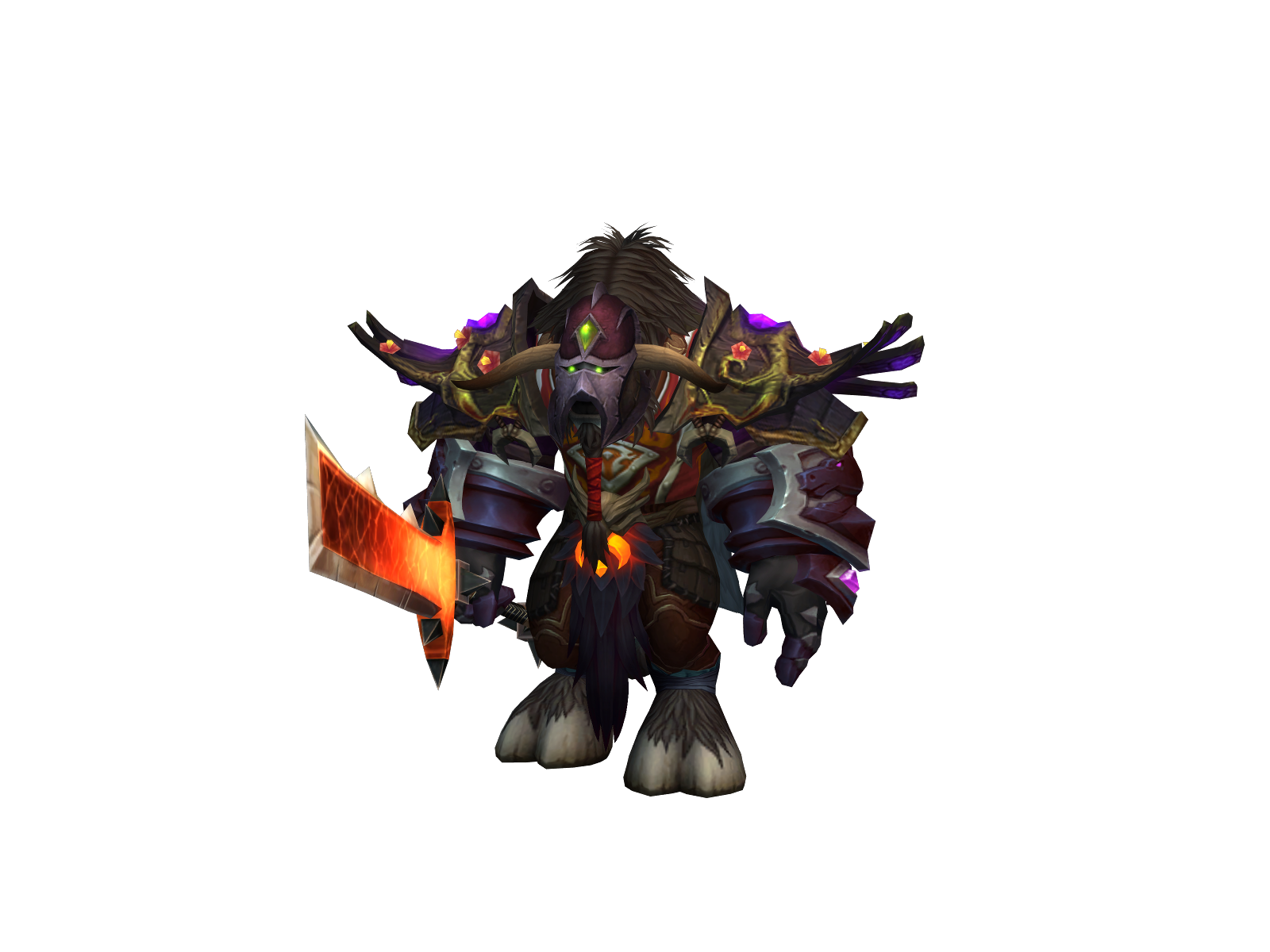 Moonfur 3D character render