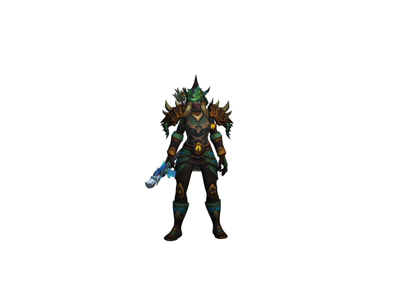 Sabera 3D character render