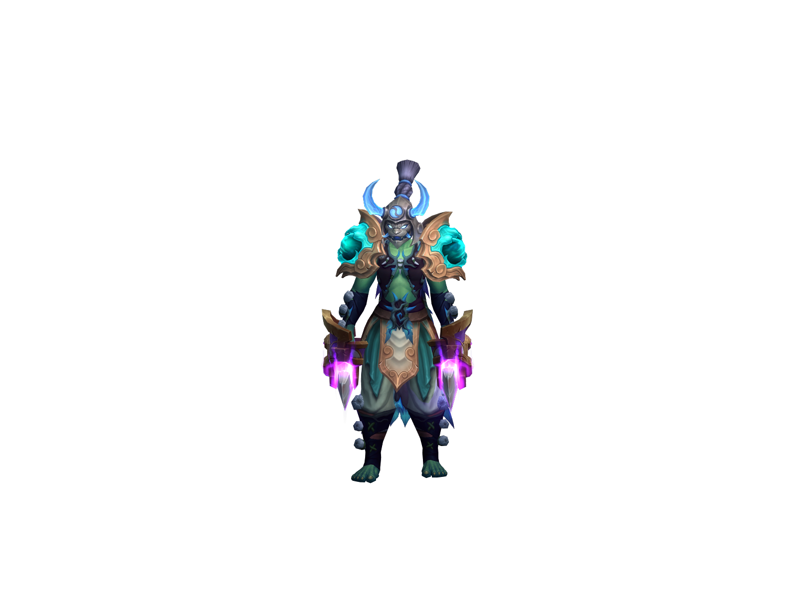 Shadeilamonk 3D character render
