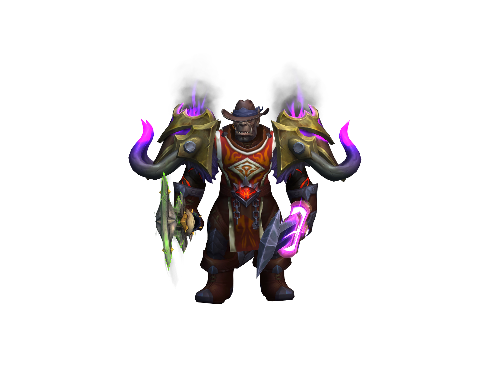 Fluzug 3D character render