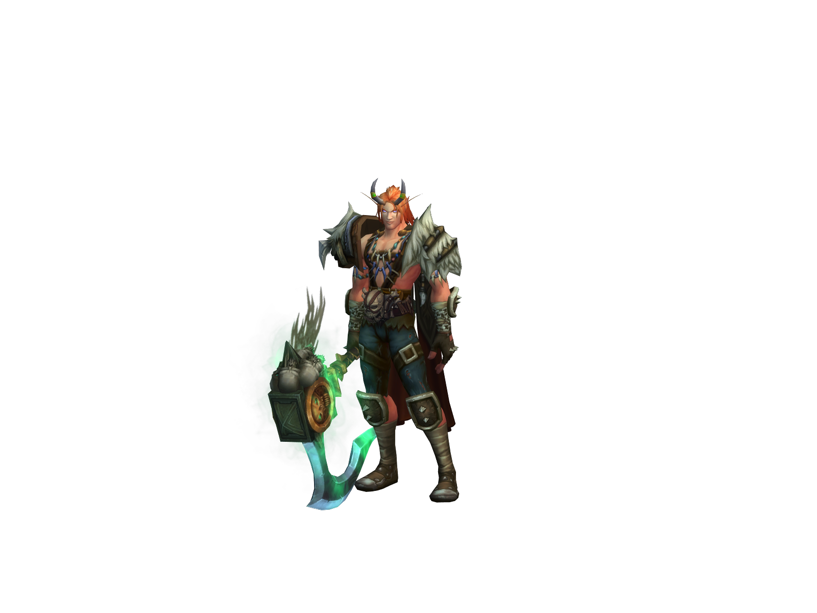 Ymira 3D character render