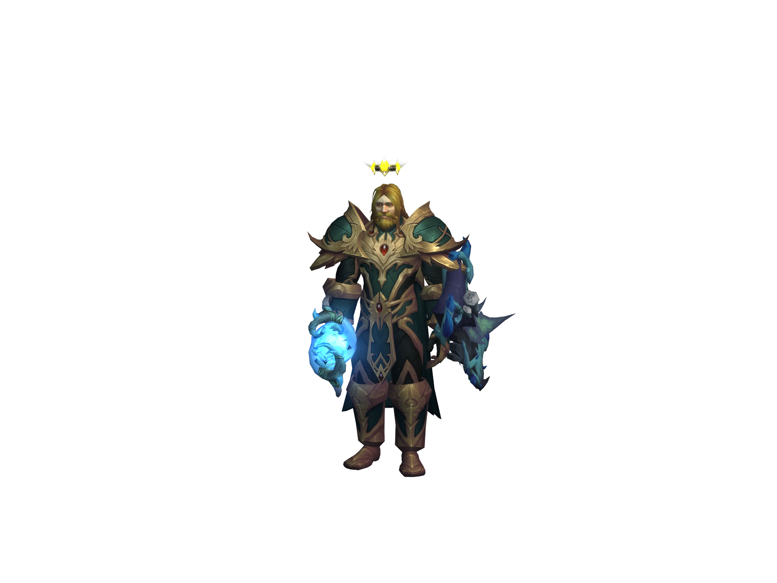 Nicepaladin 3D character render