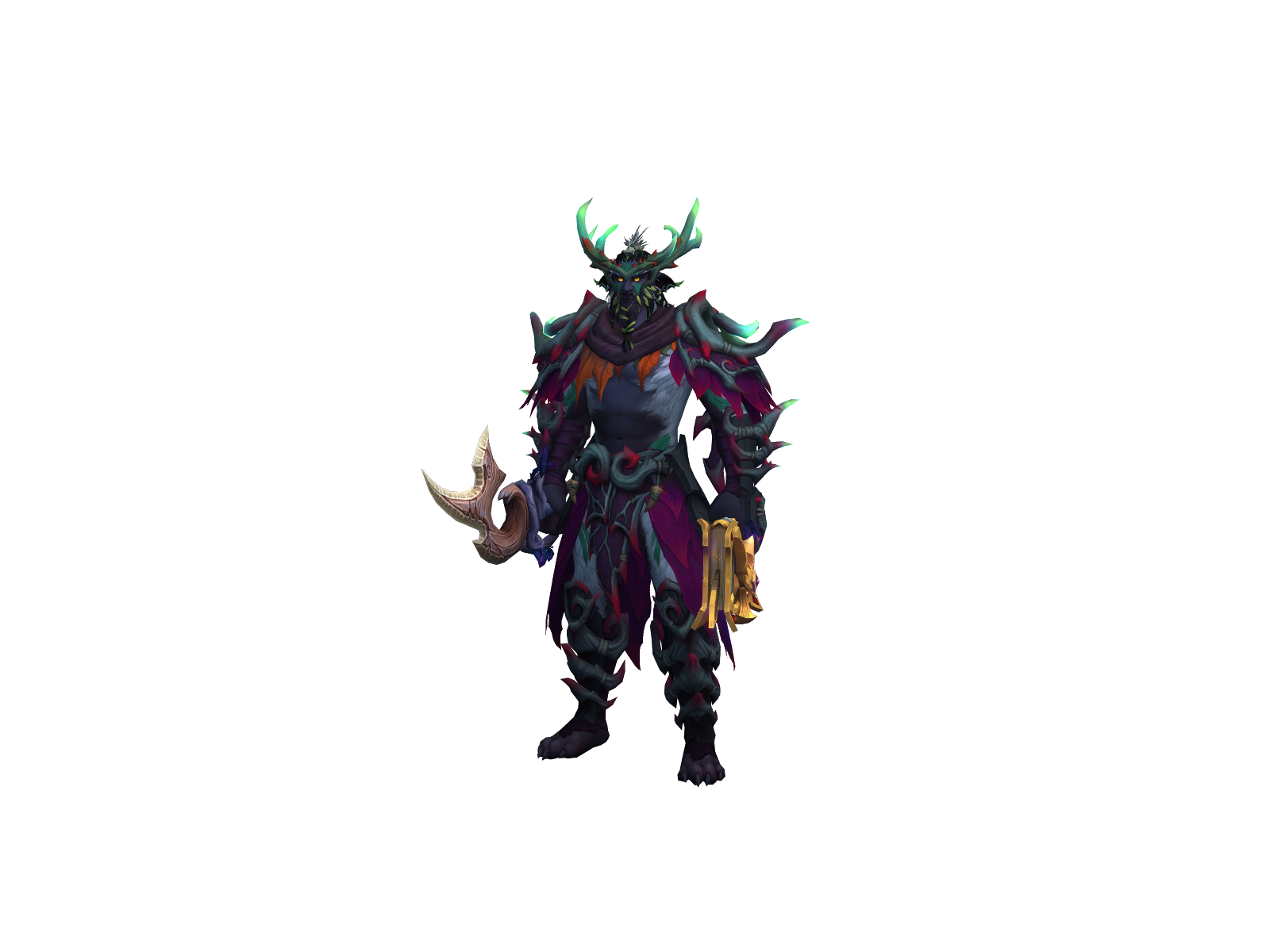 Teak 3D character render