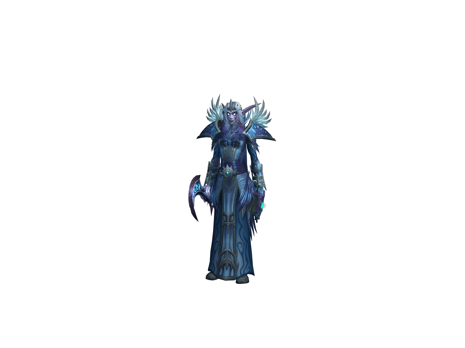 Raellin 3D character render