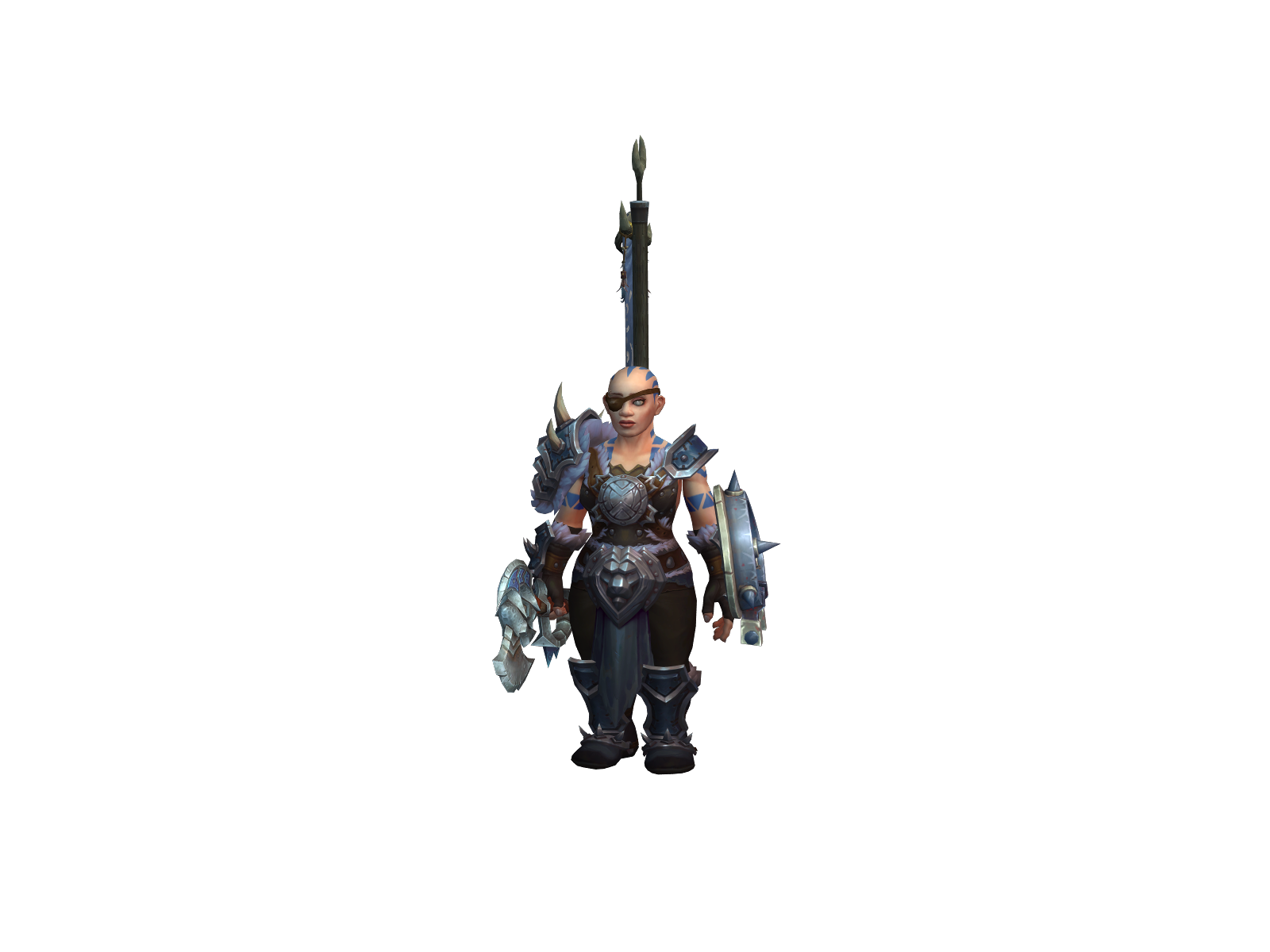 Thraalok 3D character render