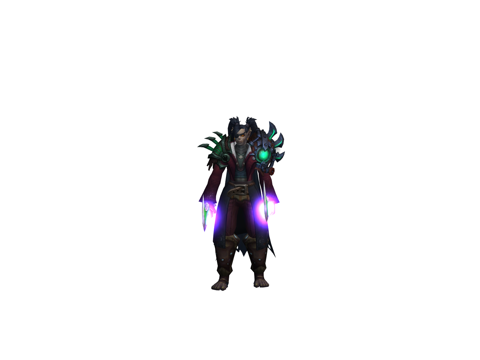 Chromamatic 3D character render