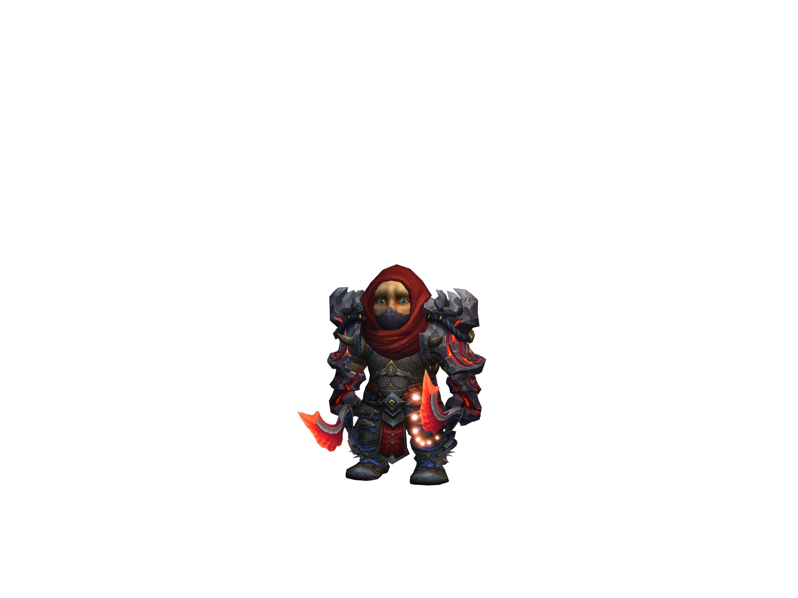 Monknaround 3D character render