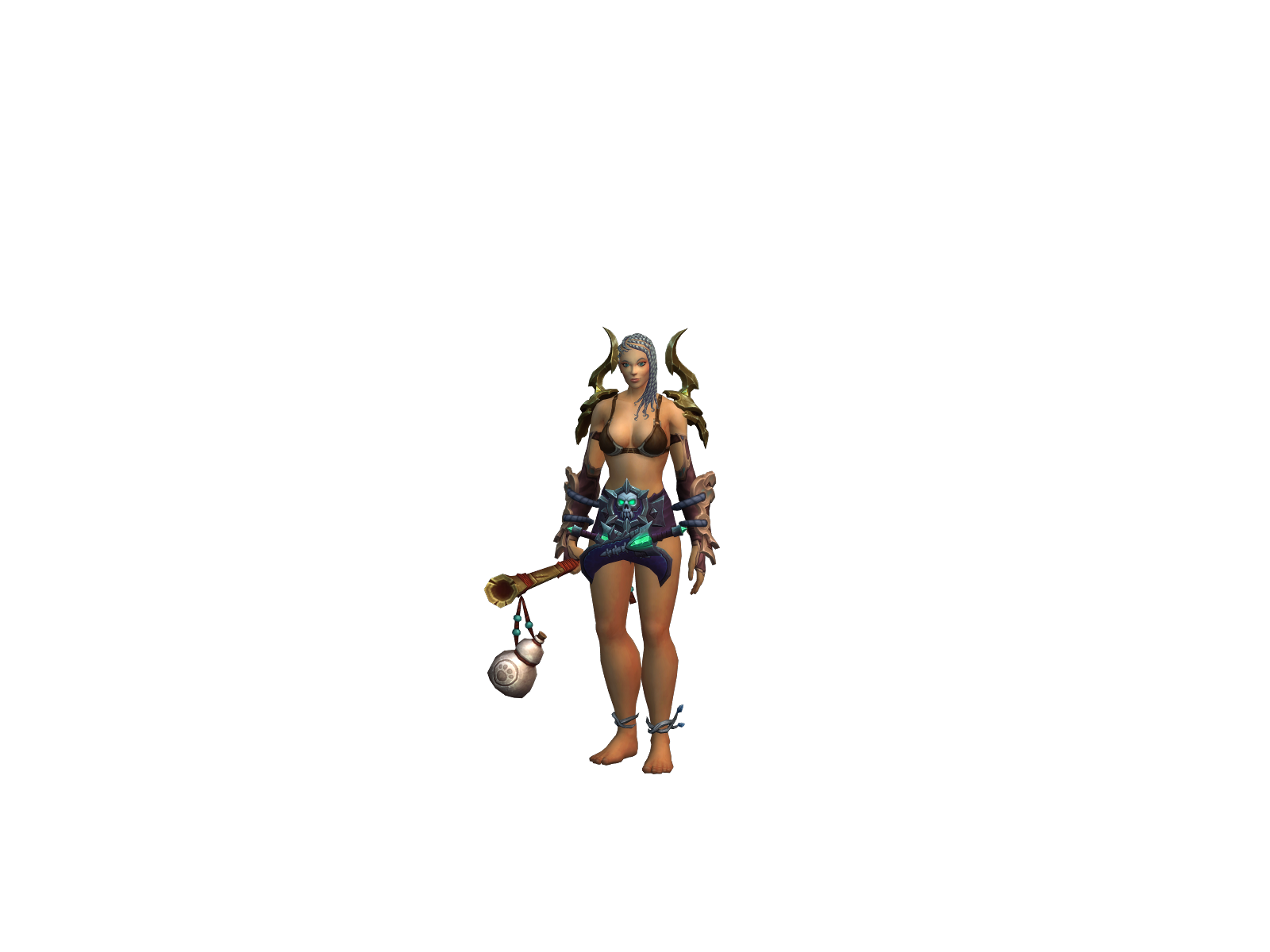 Dharmma 3D character render