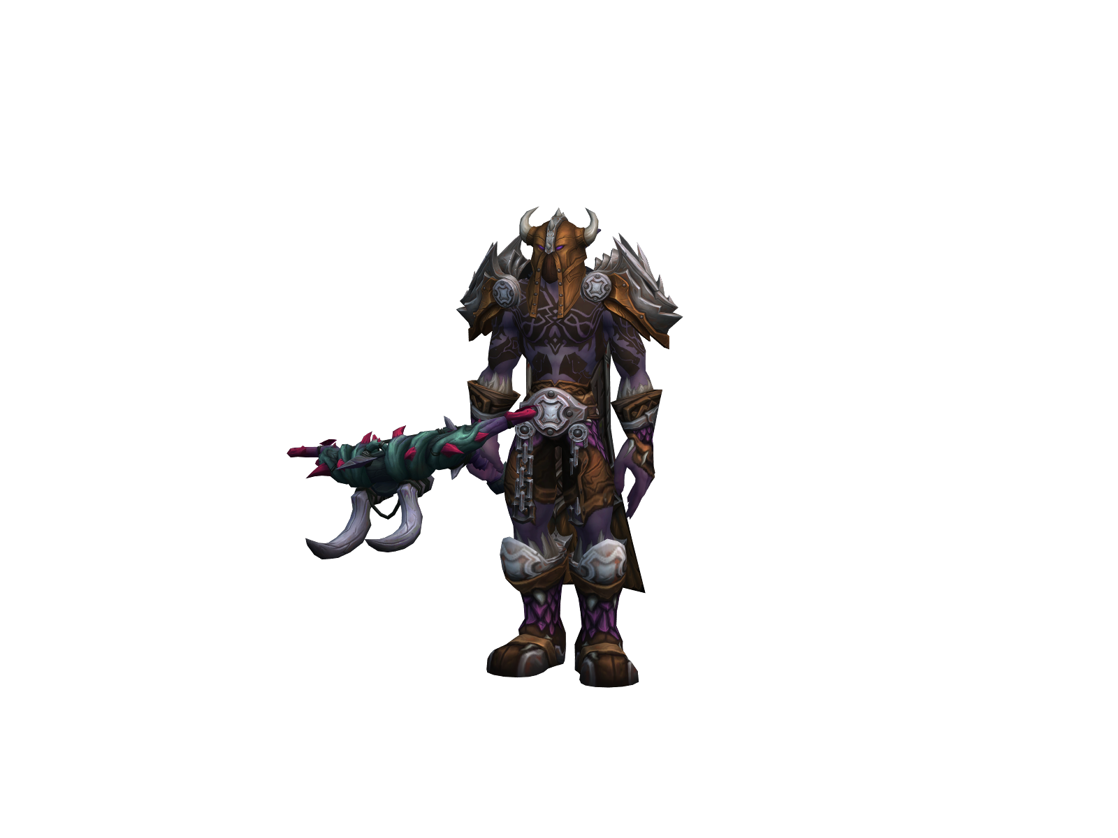 Skullyr 3D character render