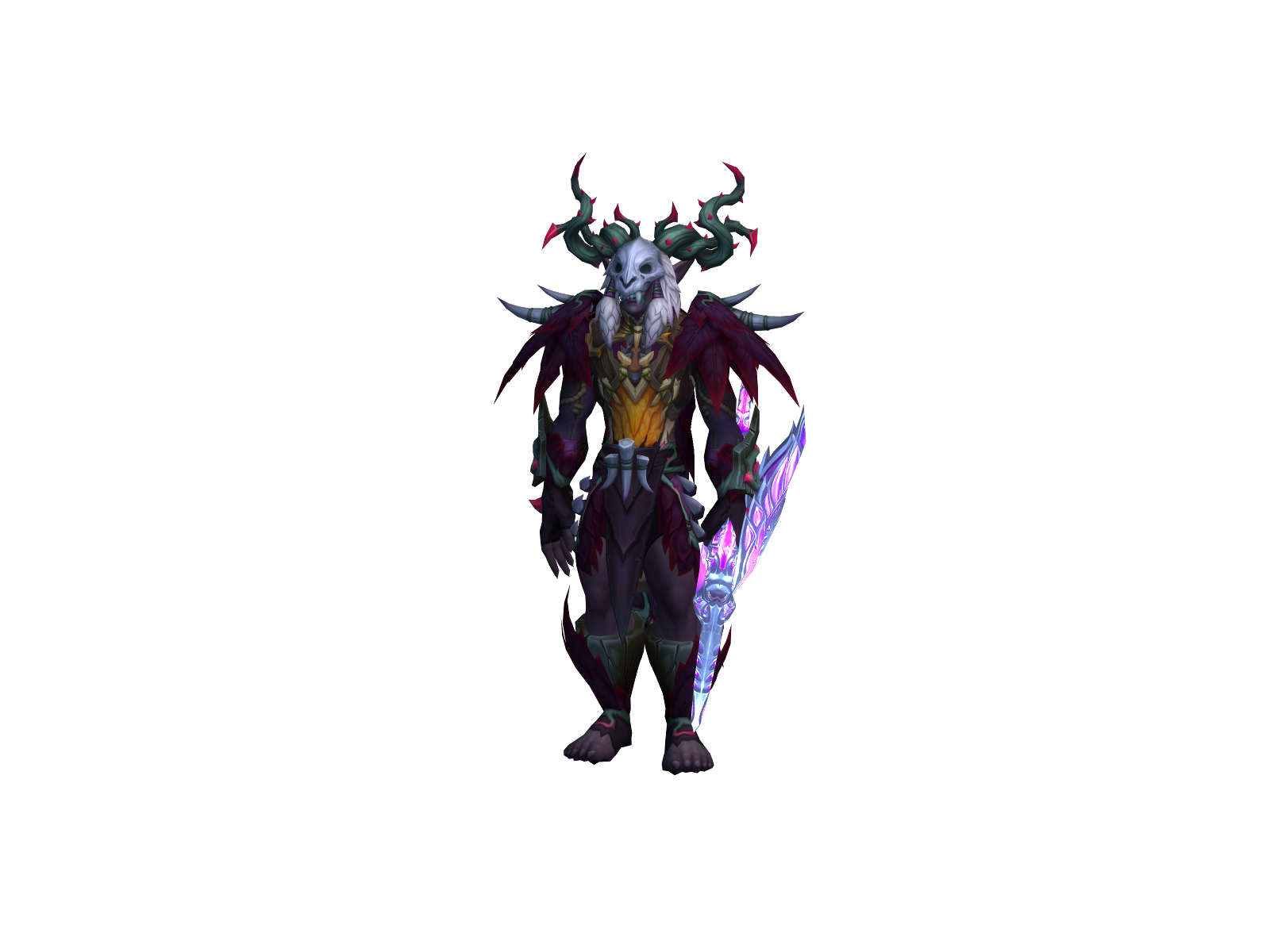 Amorfati 3D character render