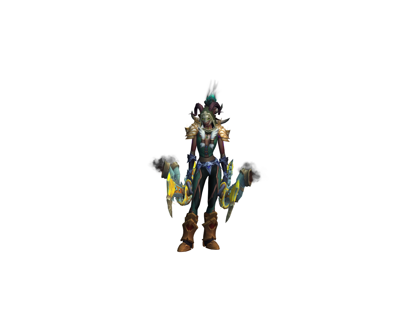 Zephius 3D character render