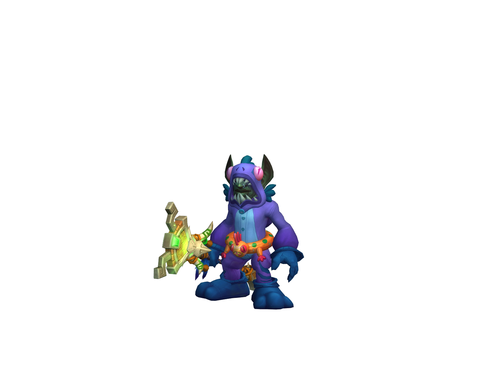 Thecount 3D character render