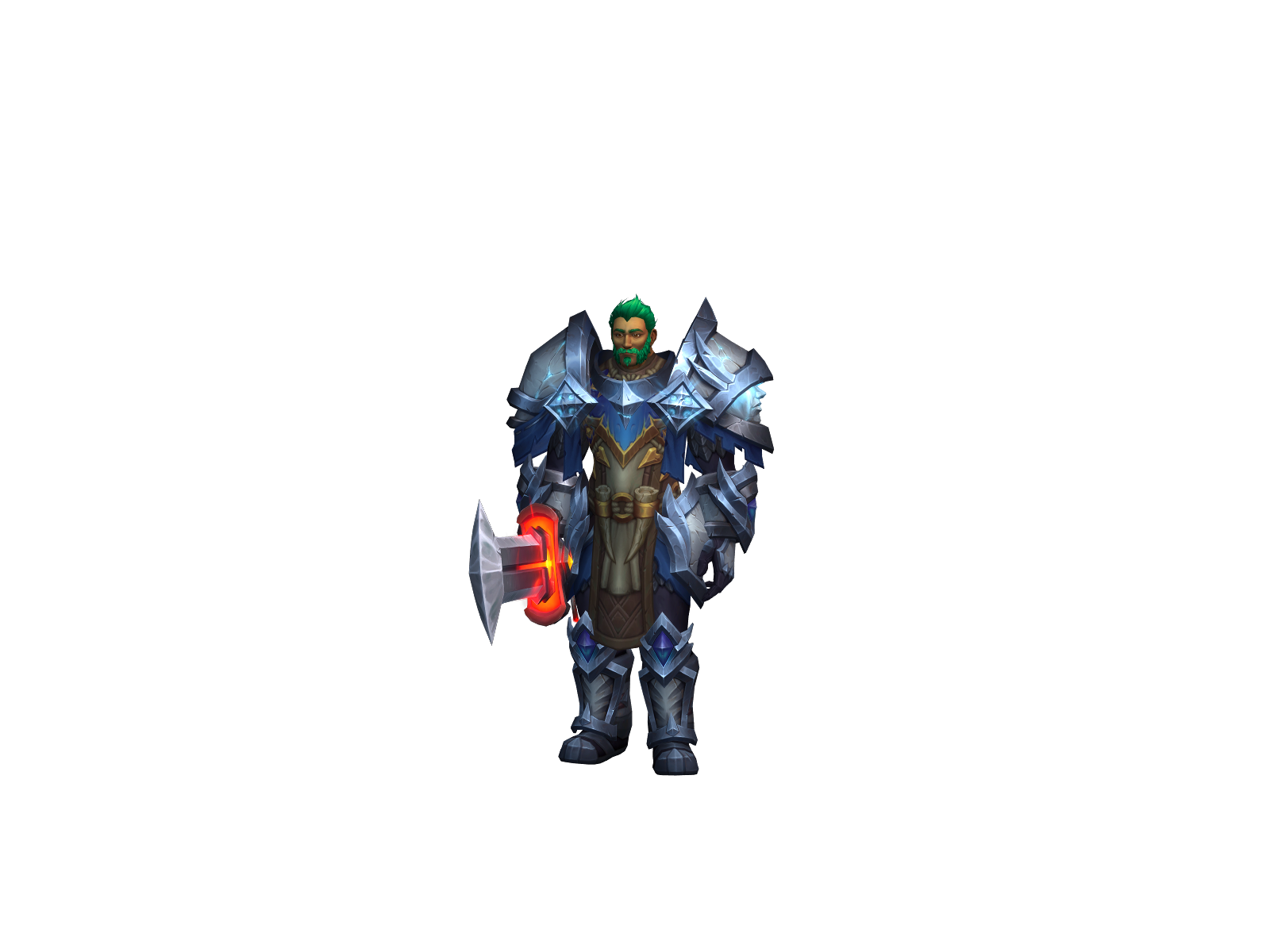 Justiczar 3D character render
