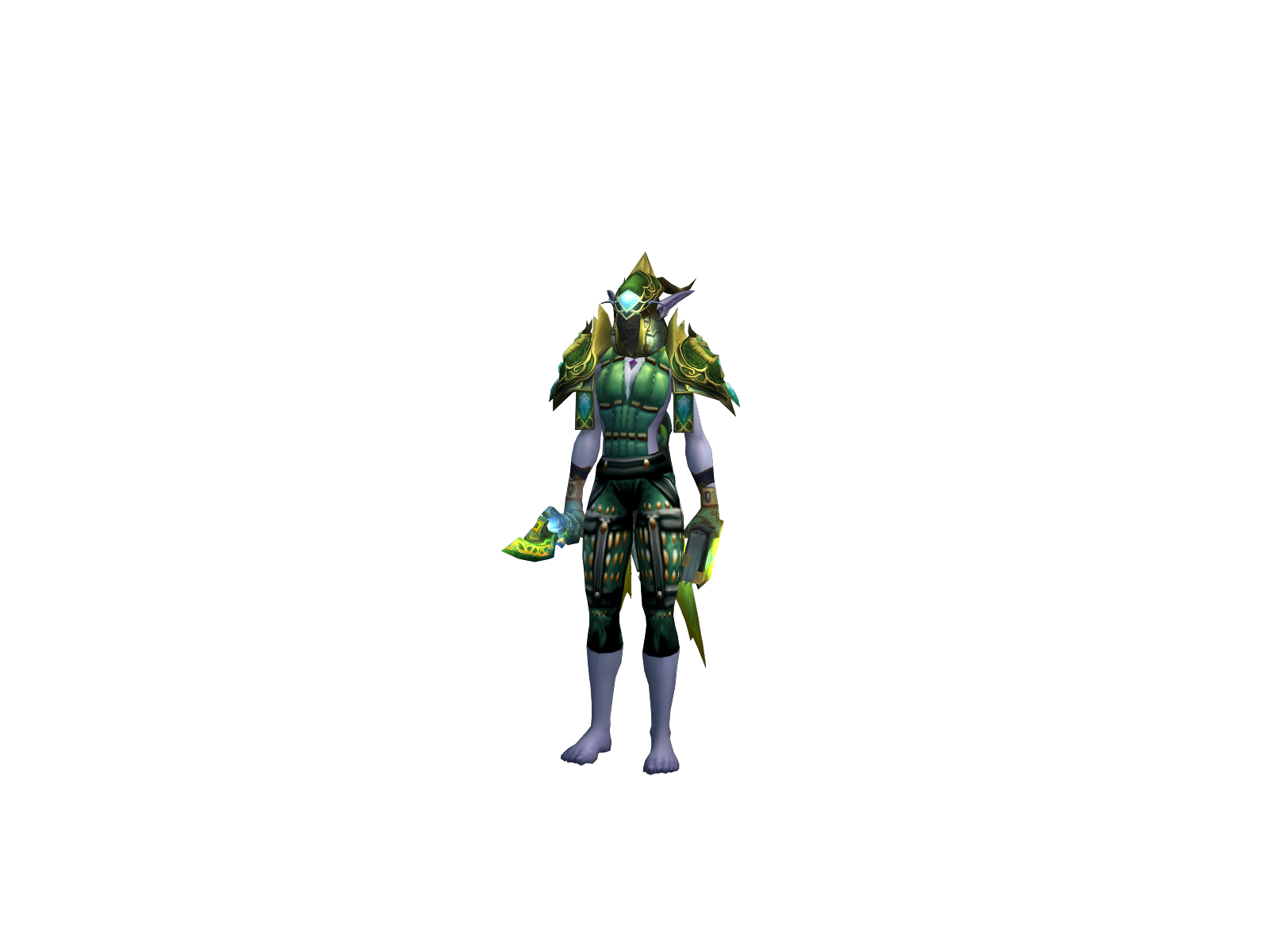 Cladoe 3D character render