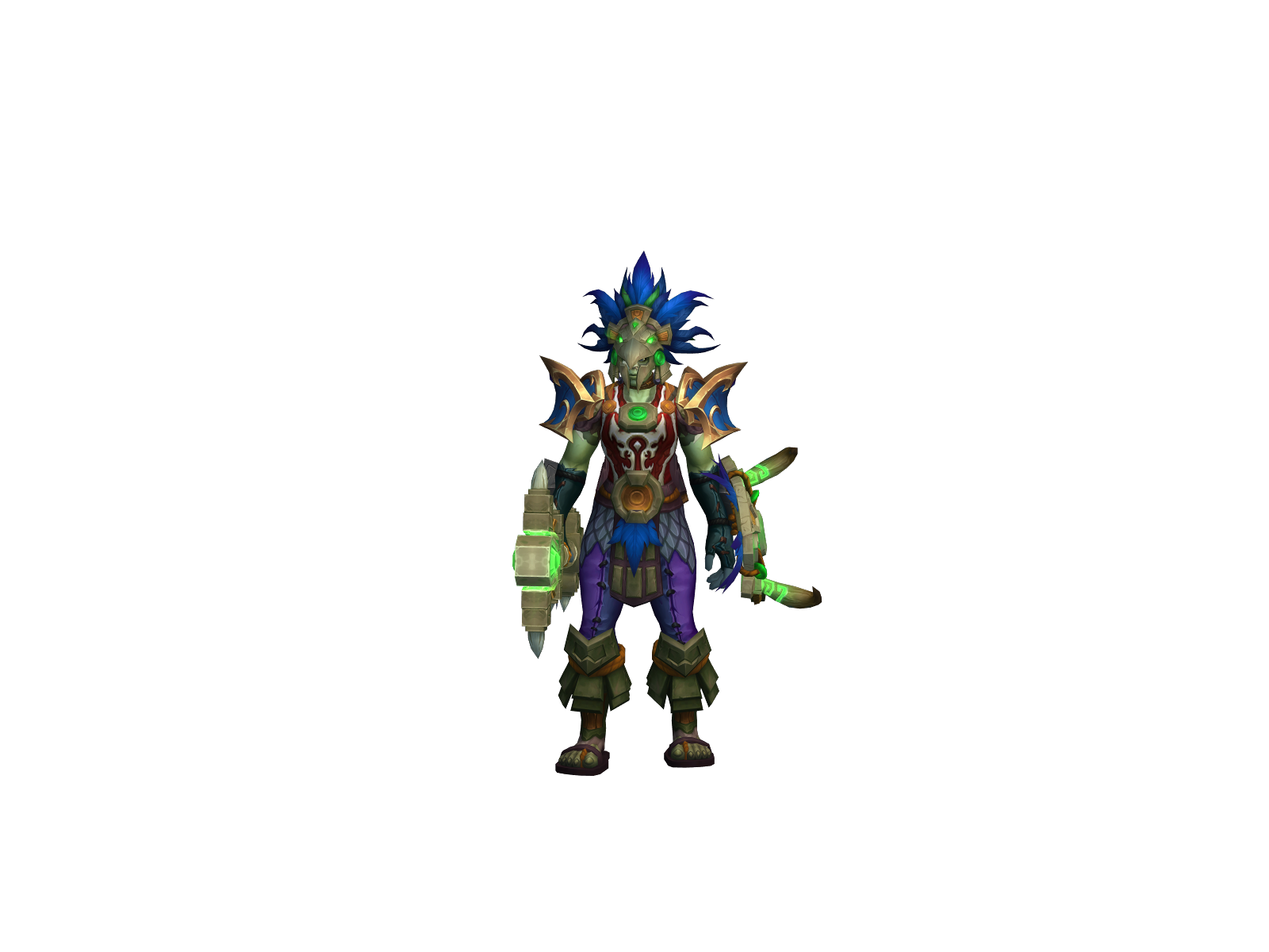 Frozenwater 3D character render